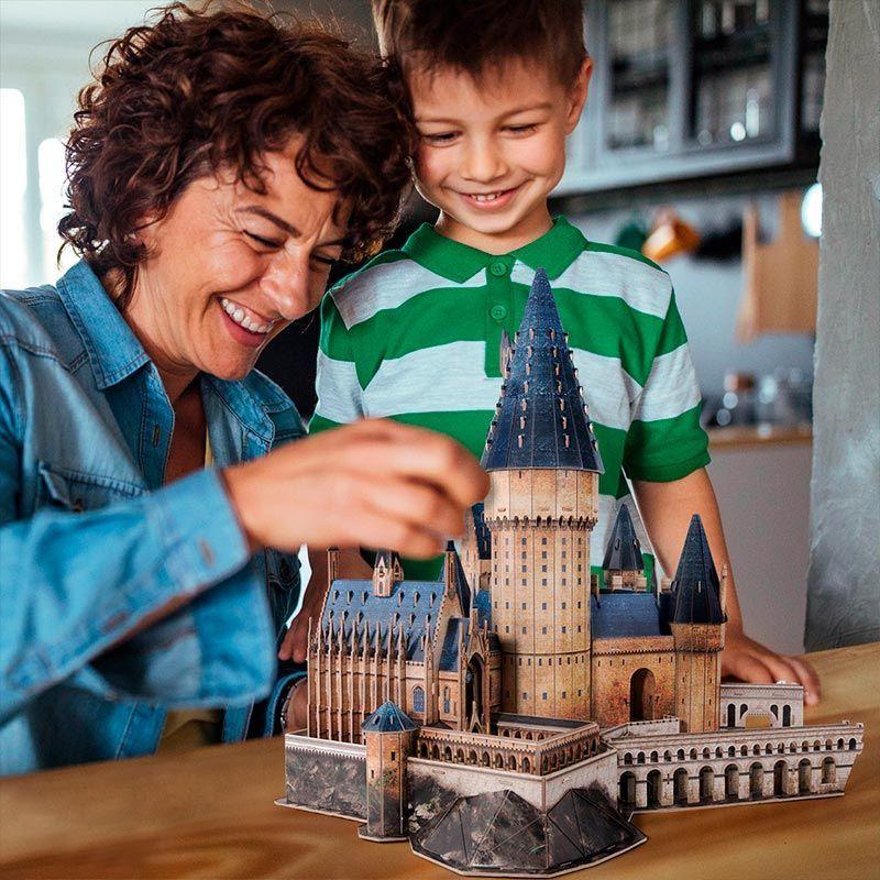 Harry Potter Great Hall Gran Salon Rompecabezas 3D Cubicfun-4