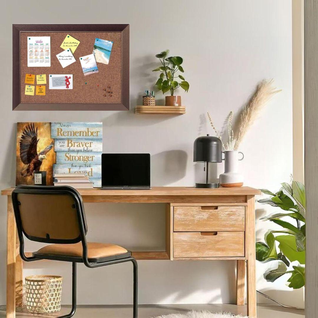Tablero Corcho 60x45cm Café Kamashi-3