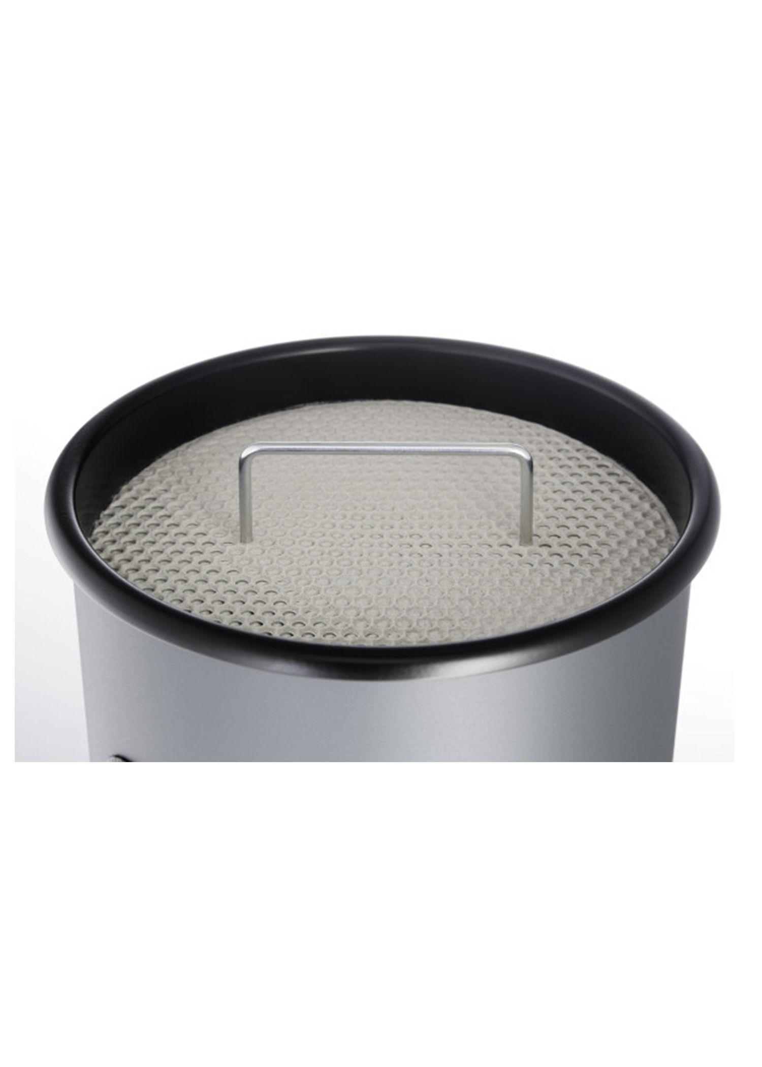 Basurero 17L Redondo Plateado Con Cenicero 2L Ext-Int-2