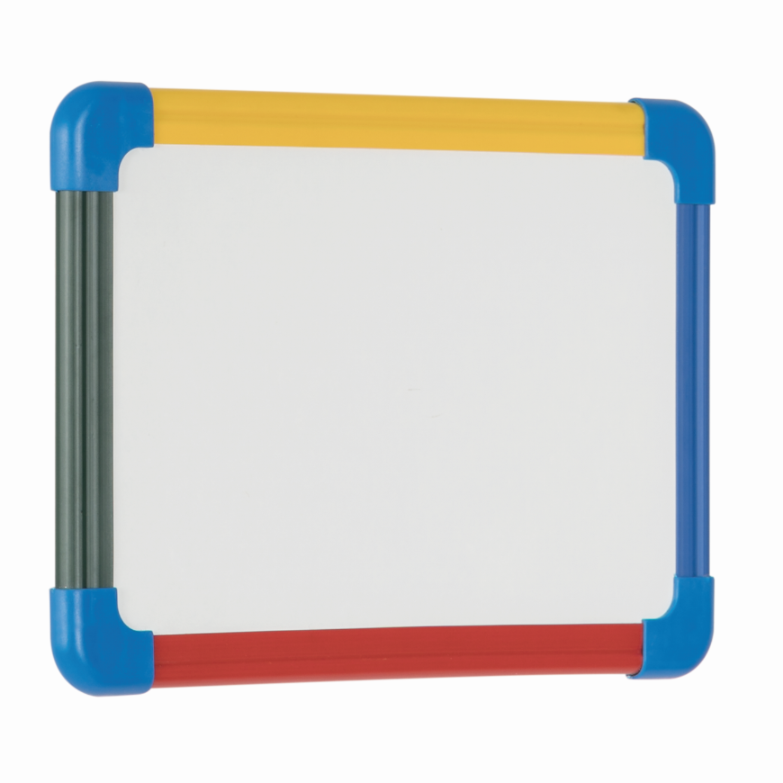 Pizarra Blanca A4 Marco Plástico Colorido-0