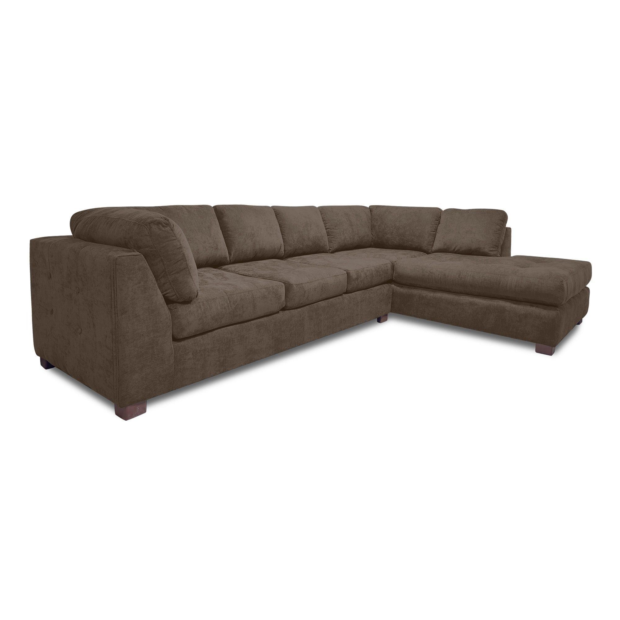 Sofa Seccional Londres 6 Cuerpos Chenille Moro Derecho Resortes-3