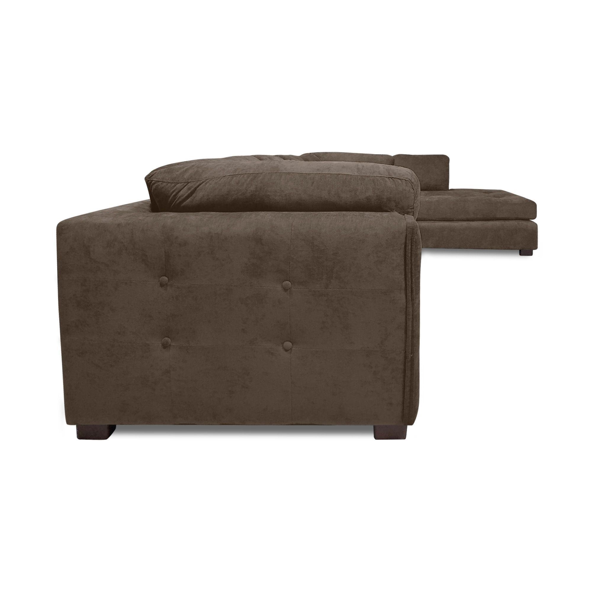 Sofa Seccional Londres 6 Cuerpos Chenille Moro Derecho Resortes-6