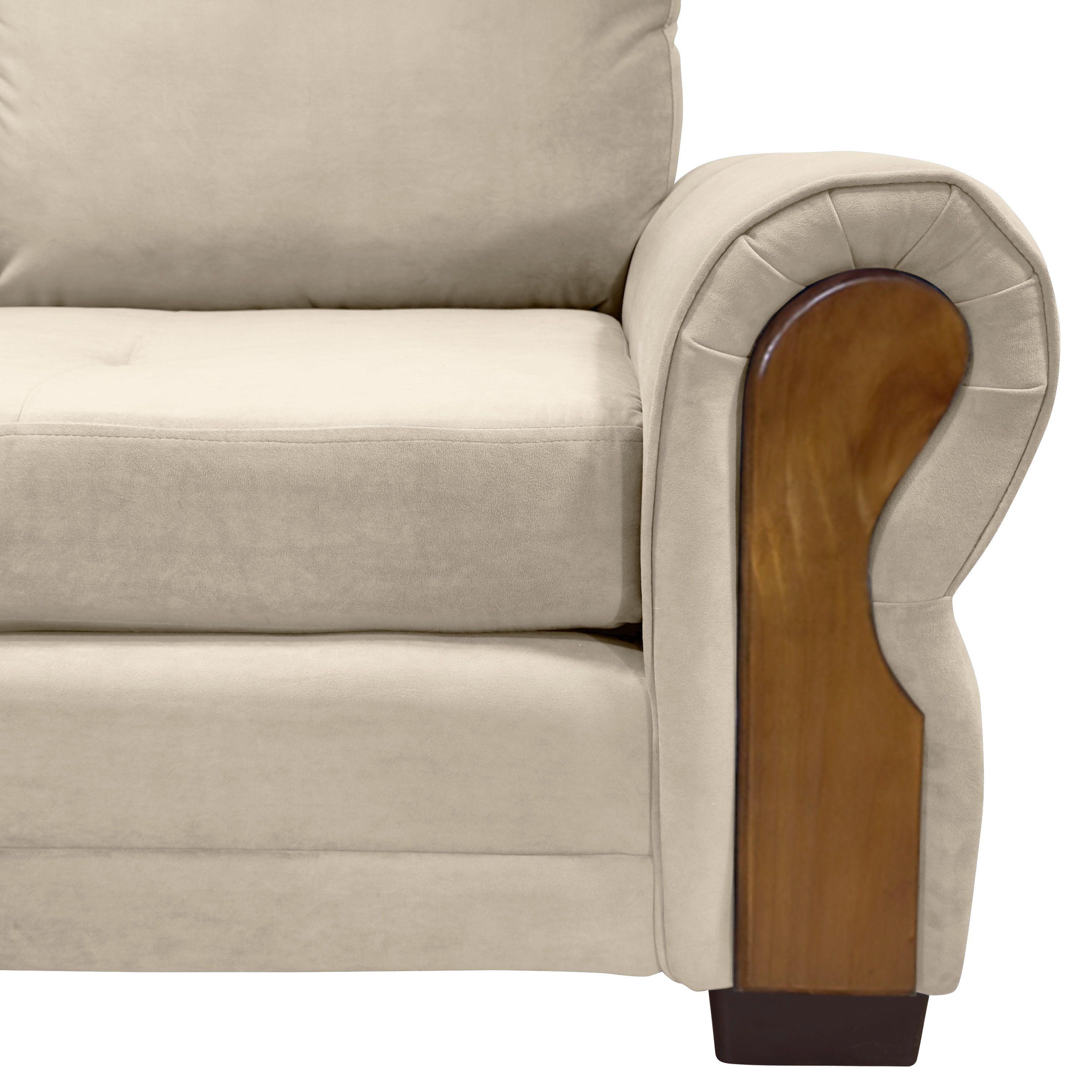 SOFA OREGON RES FELPA BEIGE 2C-6