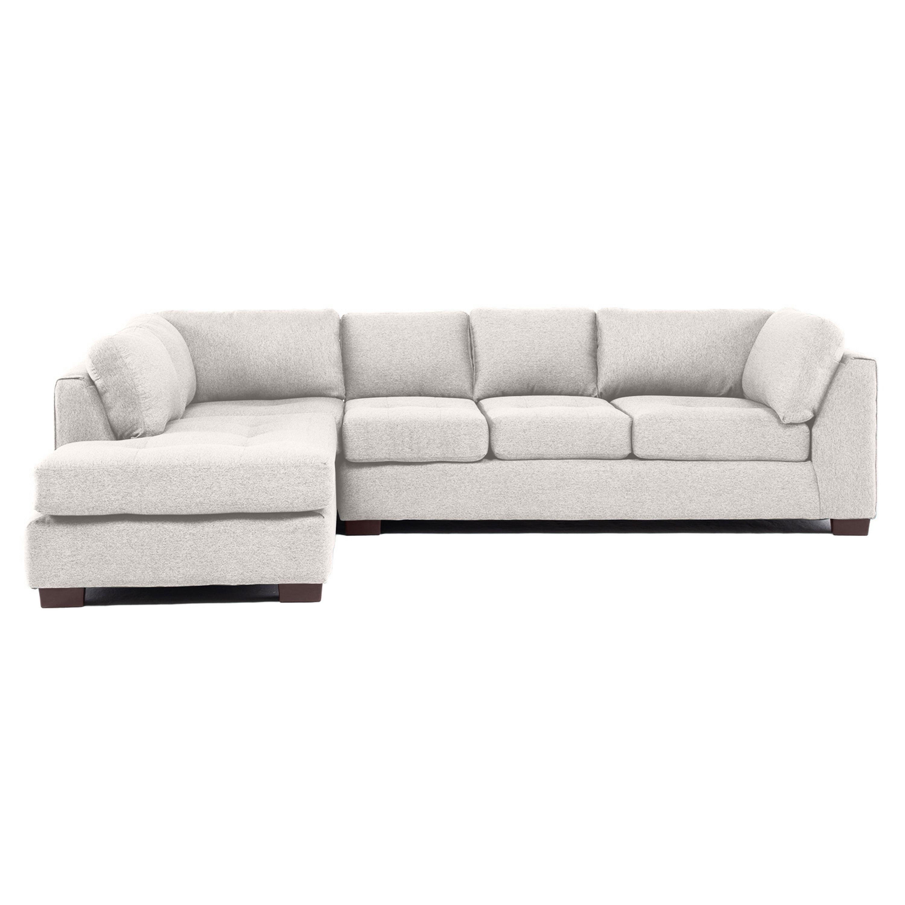 Sofa Seccional Londres 6 Cuerpos Lino Beige Izquierdo Resortes-1