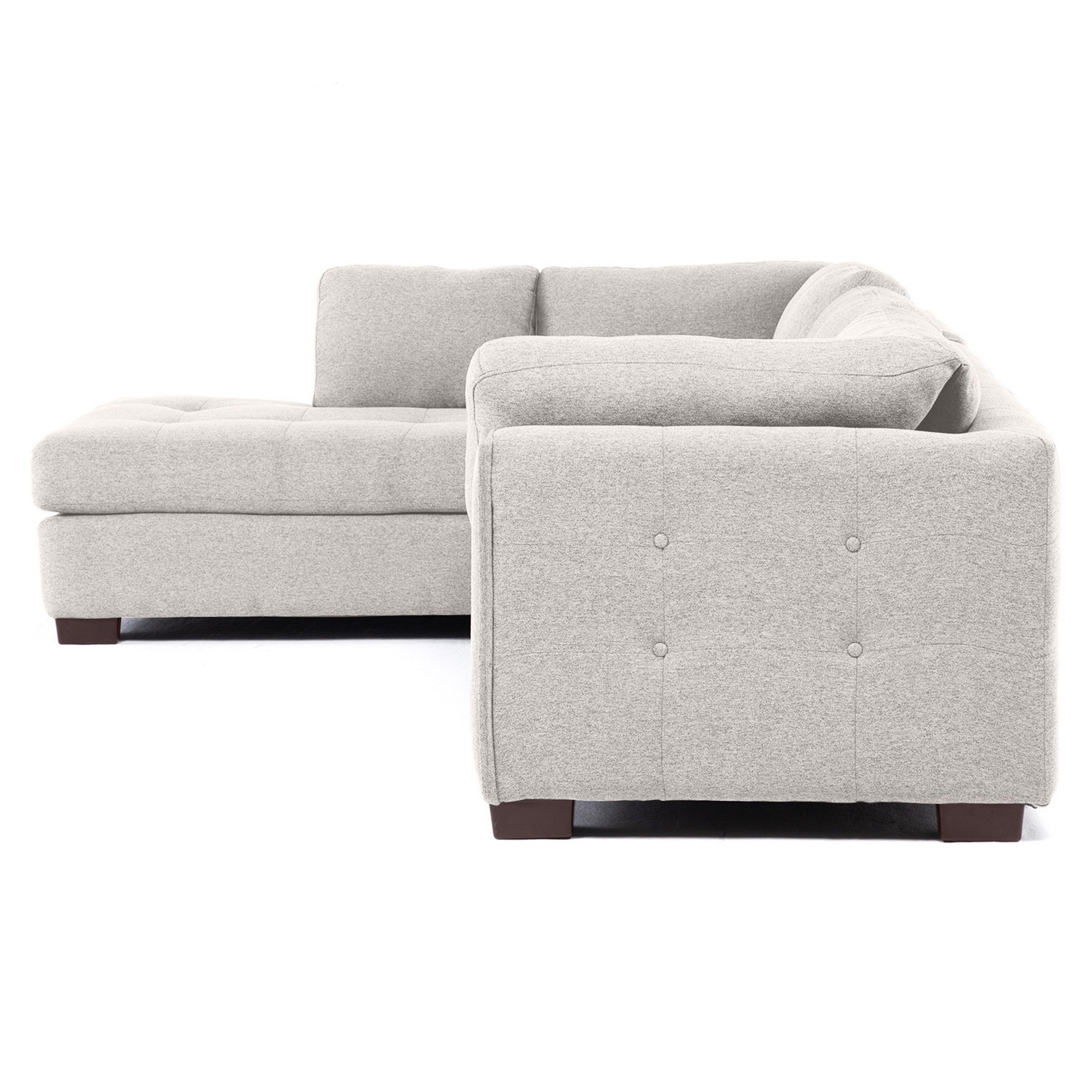 Sofa Seccional Londres 6 Cuerpos Lino Beige Izquierdo Resortes-5