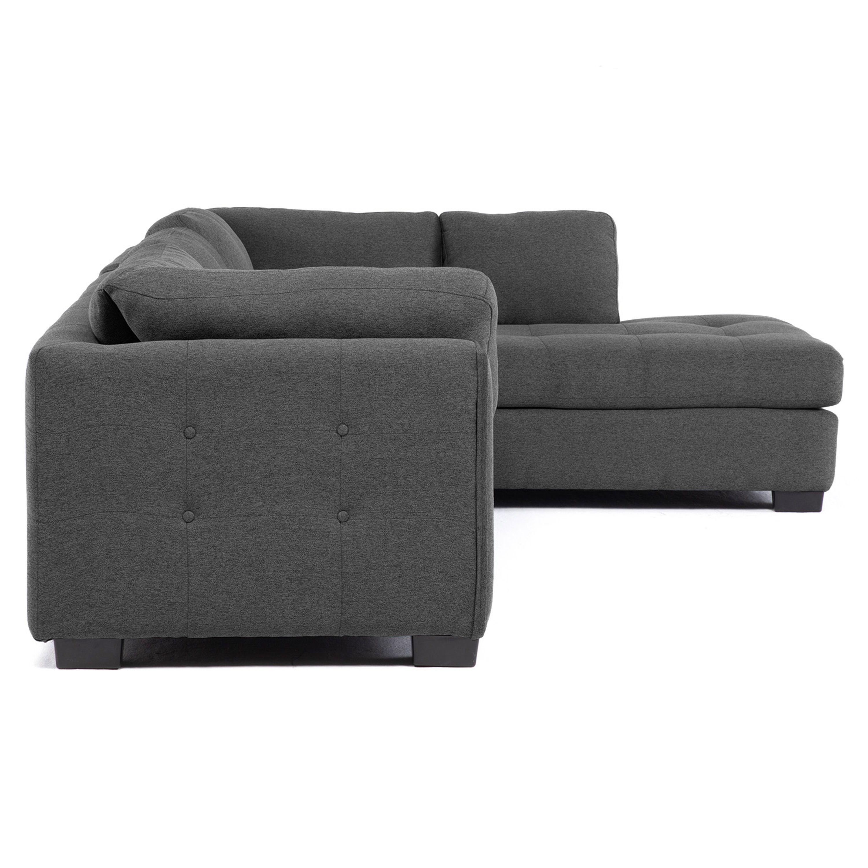 Sofa Seccional Londres 6 Cuerpos Lino Marengo Derecho Resortes-4