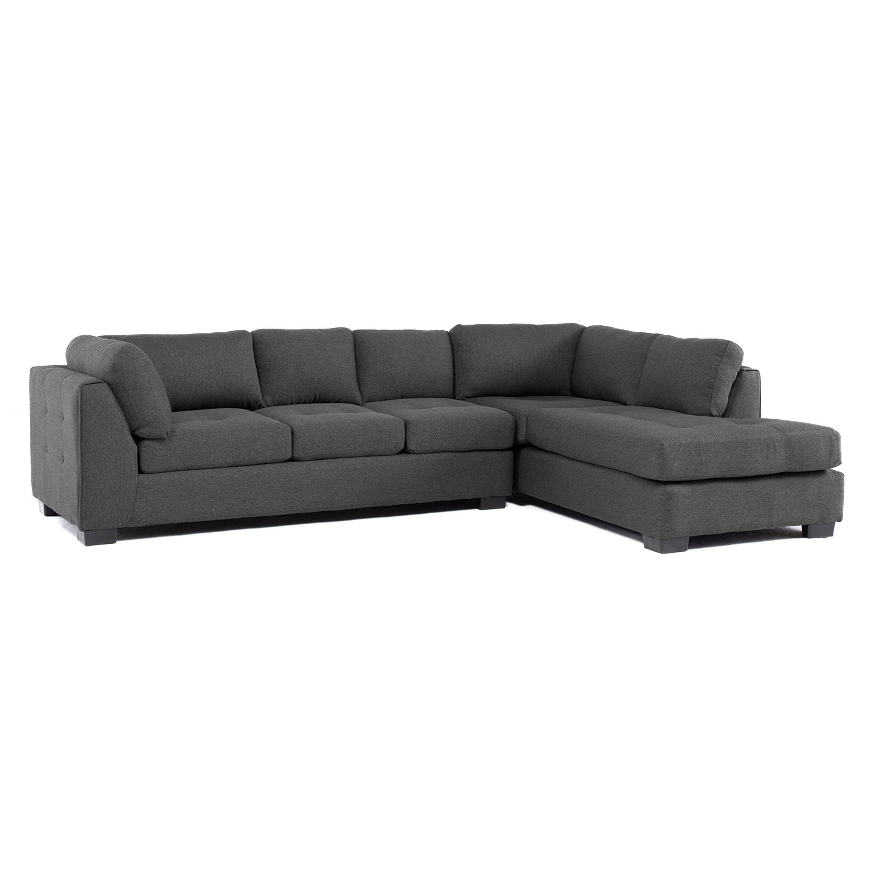 Sofa Seccional Londres 6 Cuerpos Lino Marengo Derecho Resortes-3