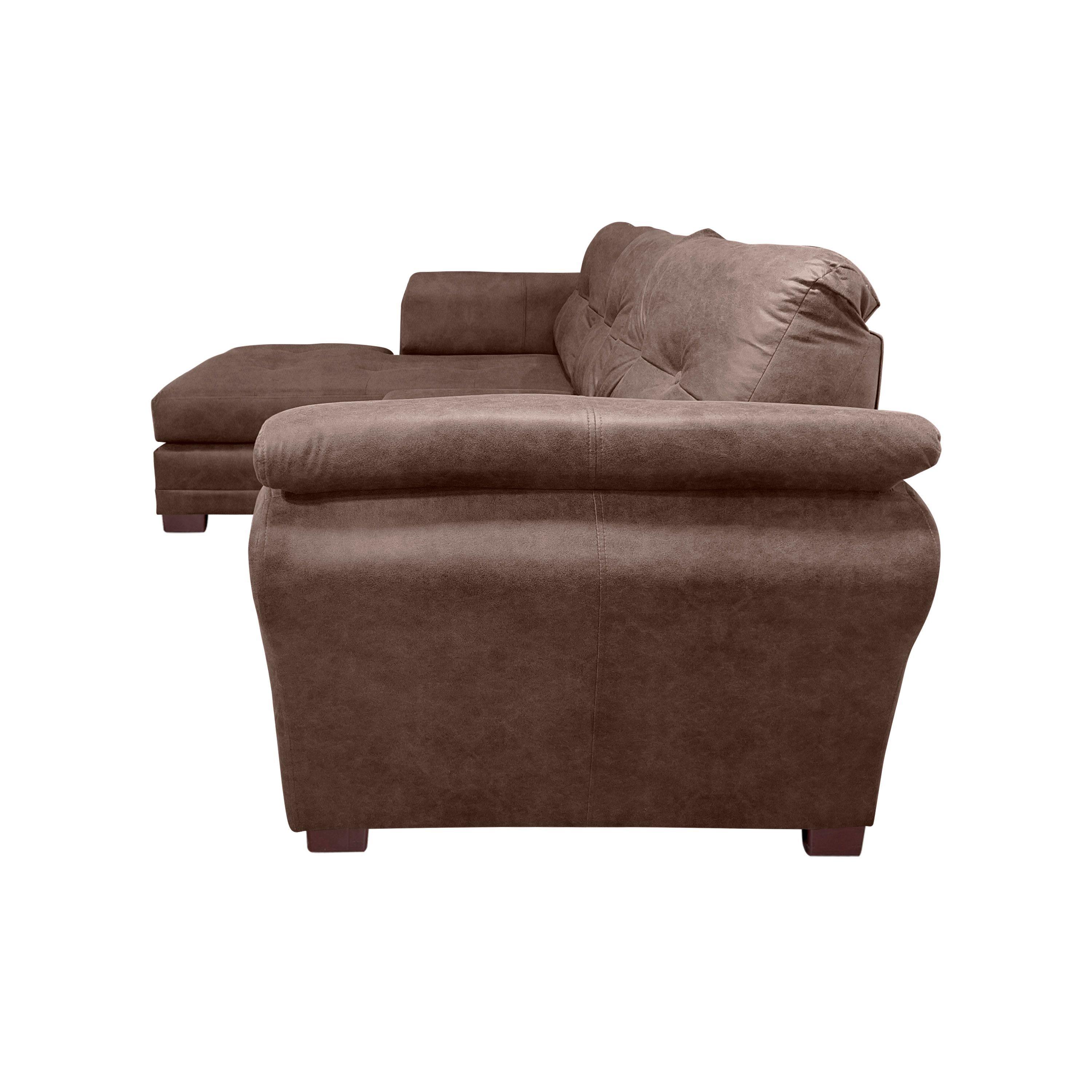 Sofa Seccional Samy 4 Cuerpos Tela Envejecida Camel Izquierdo Resorte-4