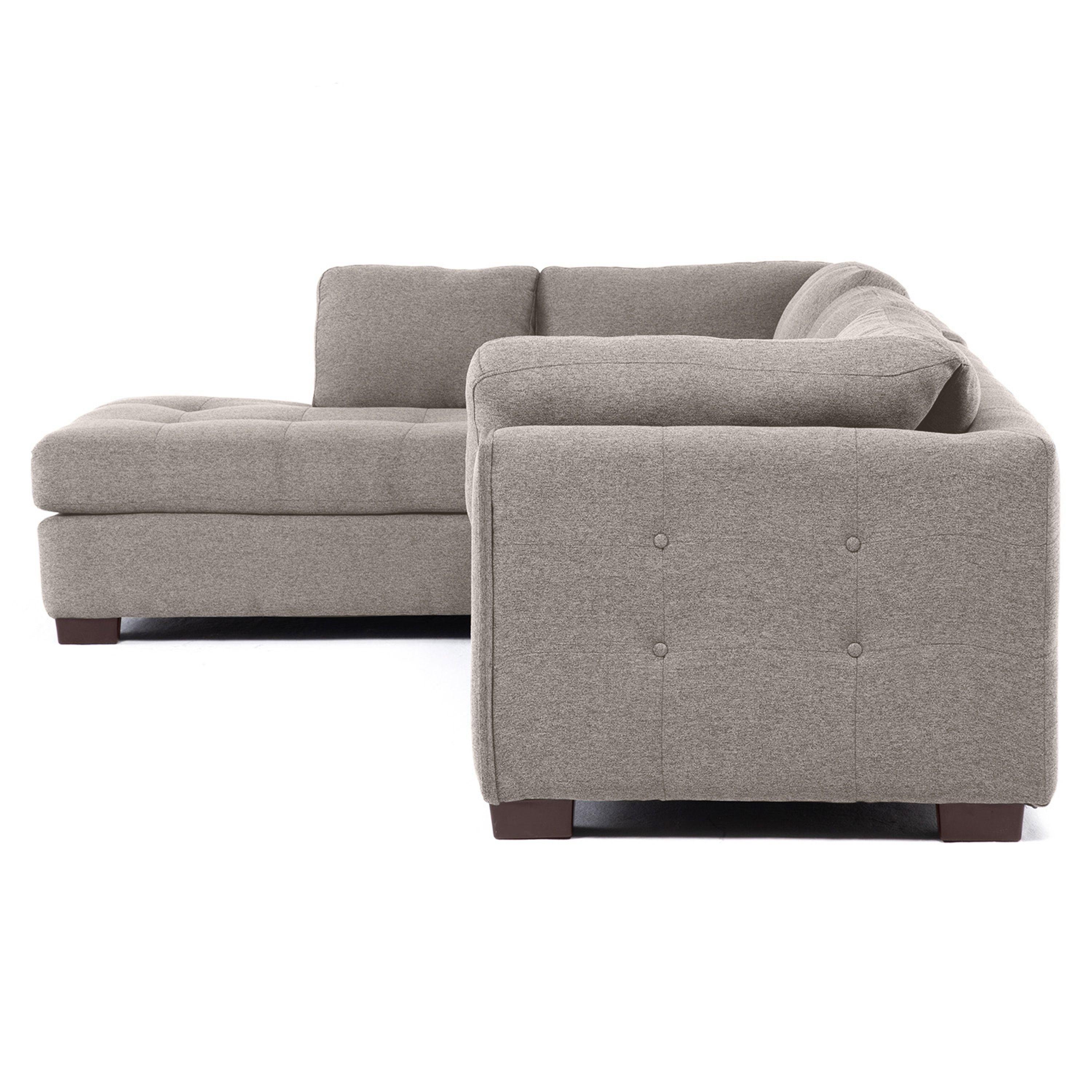 Sofa Seccional Londres 6 Cuerpos Lino Crema Izquierdo Resortes-5