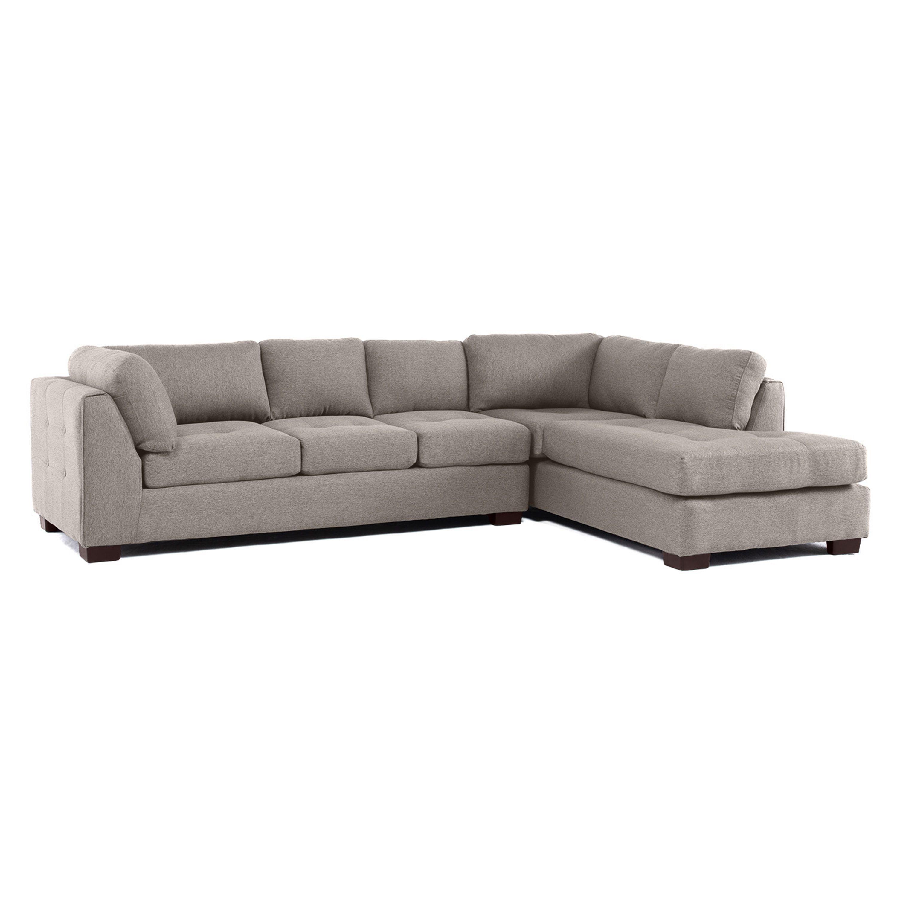 Sofa Seccional Londres 6 Cuerpos Lino Crema Derecho Resortes-3