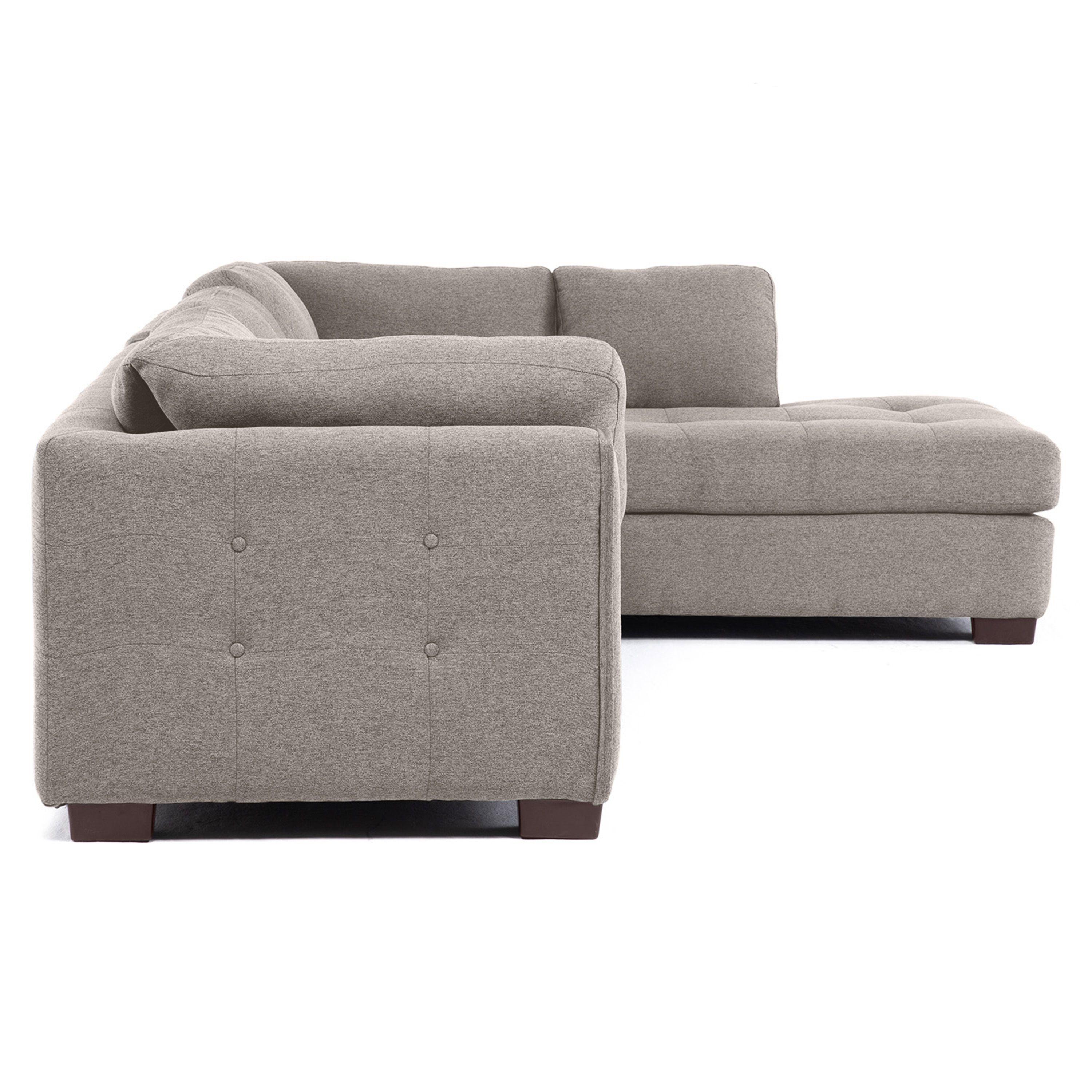 Sofa Seccional Londres 6 Cuerpos Lino Crema Derecho Resortes-4