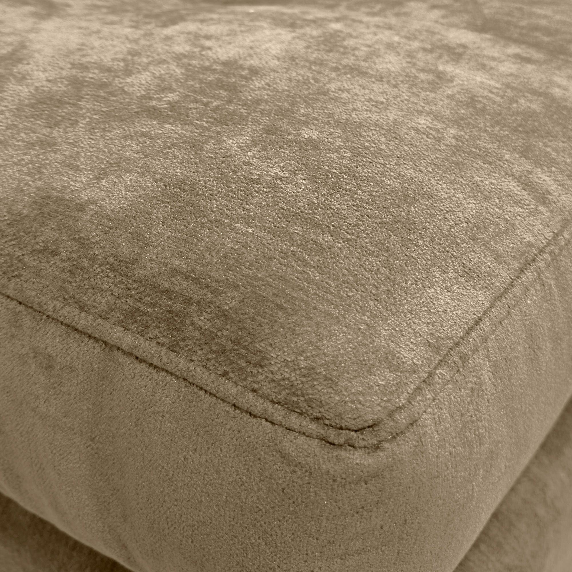 Sofa Seccional Londres 6 Cuerpos Chenille Crema Derecho Resortes-7