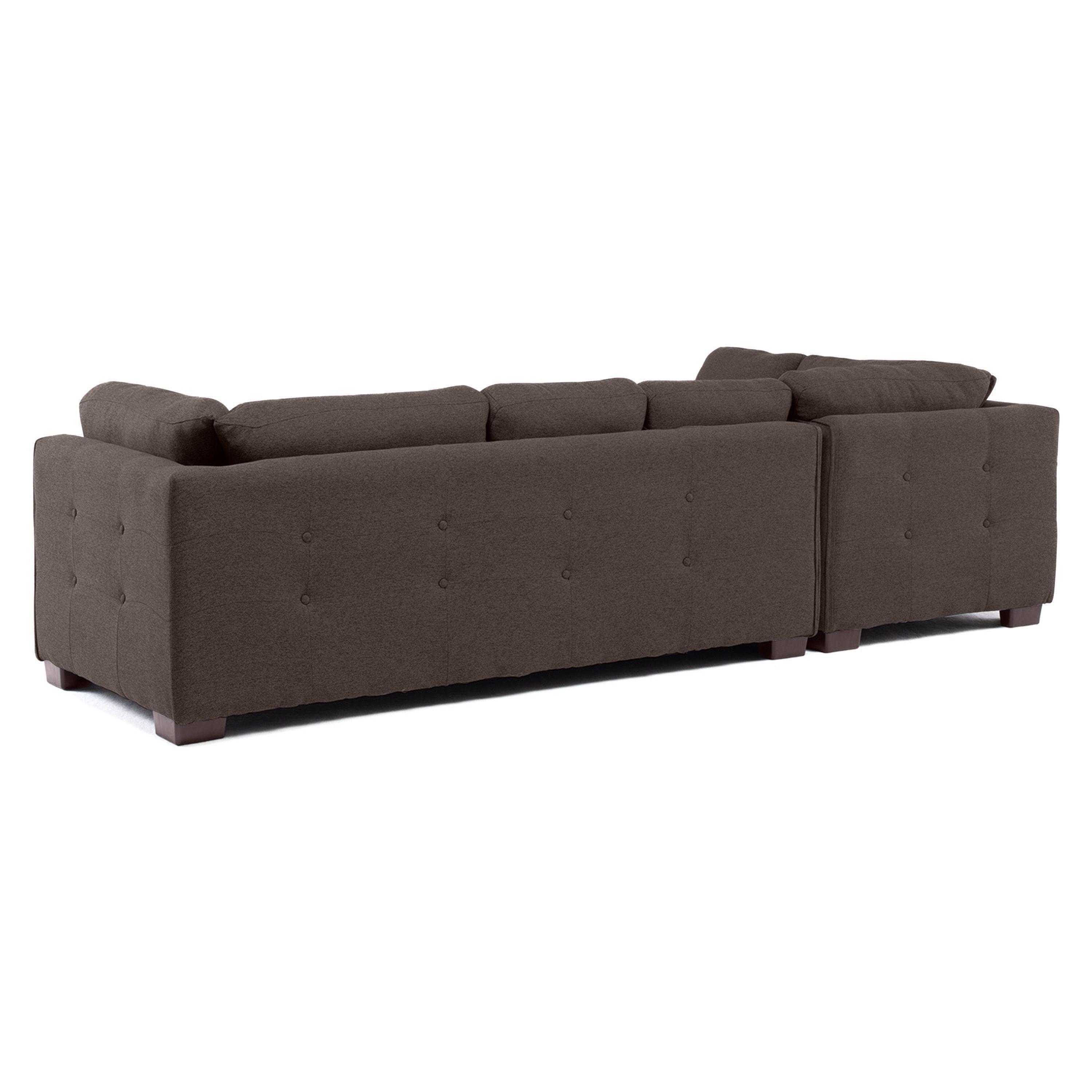 Sofa Seccional Londres 6 Cuerpos Lino Moro Izquierdo Resortes-4