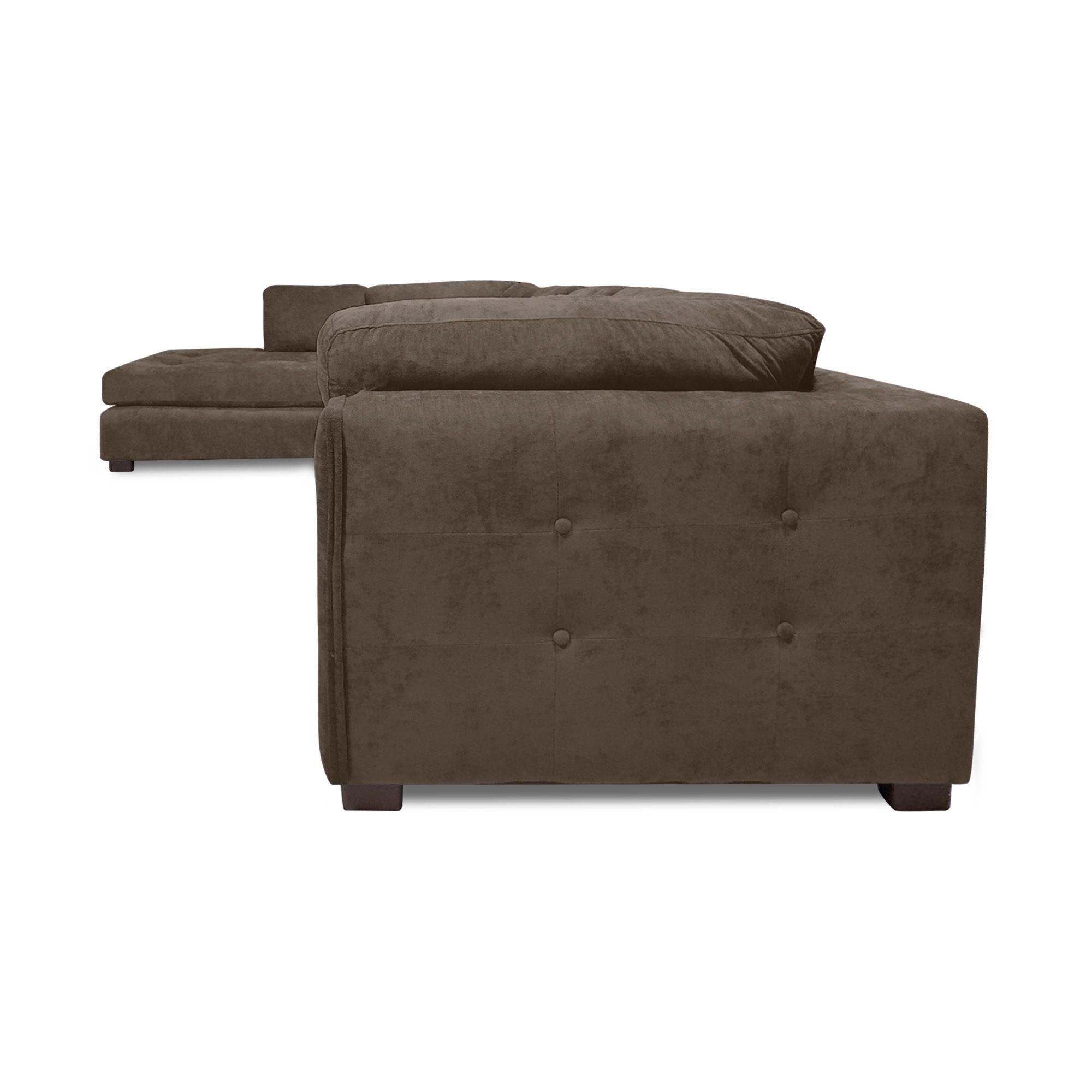 Sofa Seccional Londres 6 Cuerpos Chenille Moro Izquierdo Resortes-6