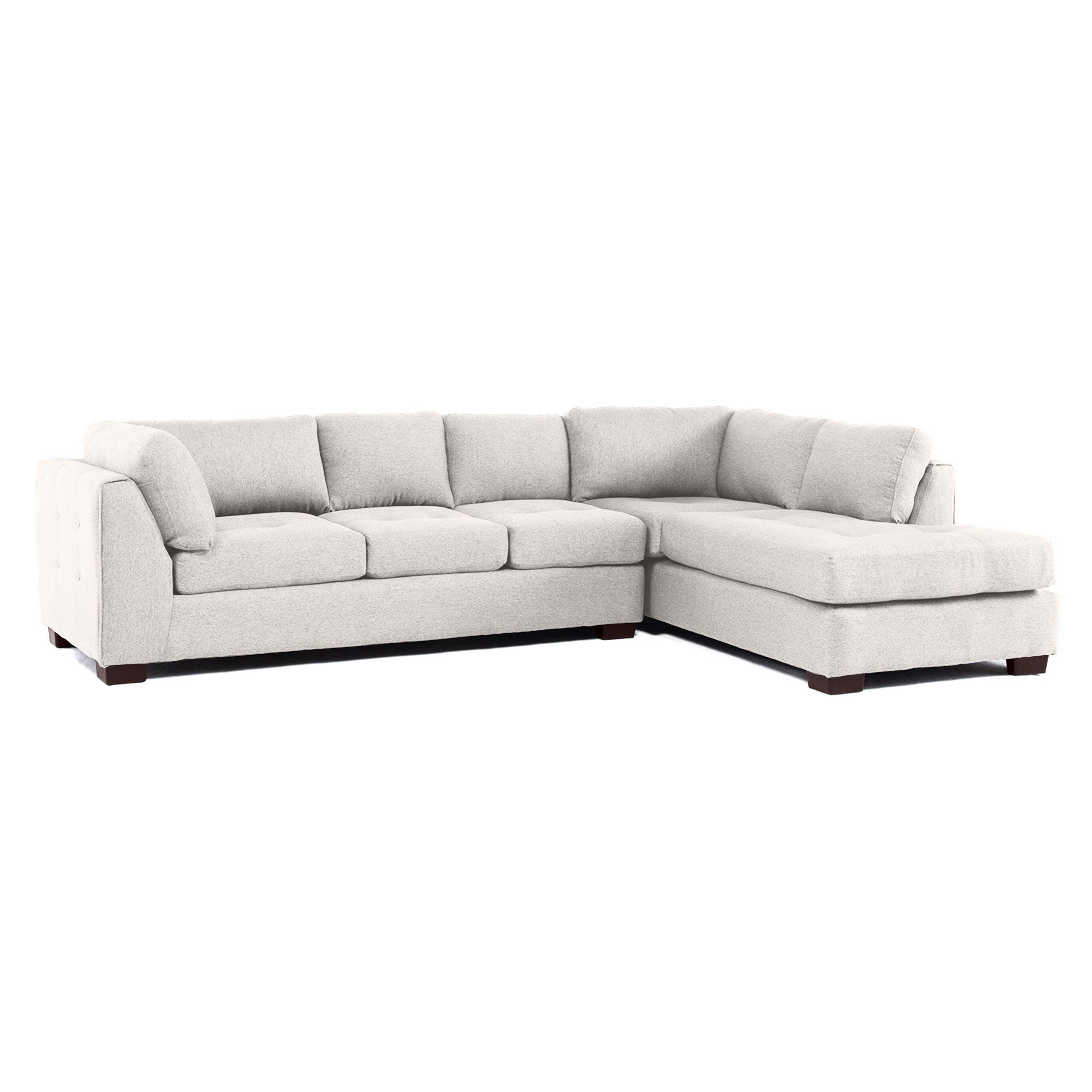 Sofa Seccional Londres 6 Cuerpos Lino Beige Derecho Resortes-3