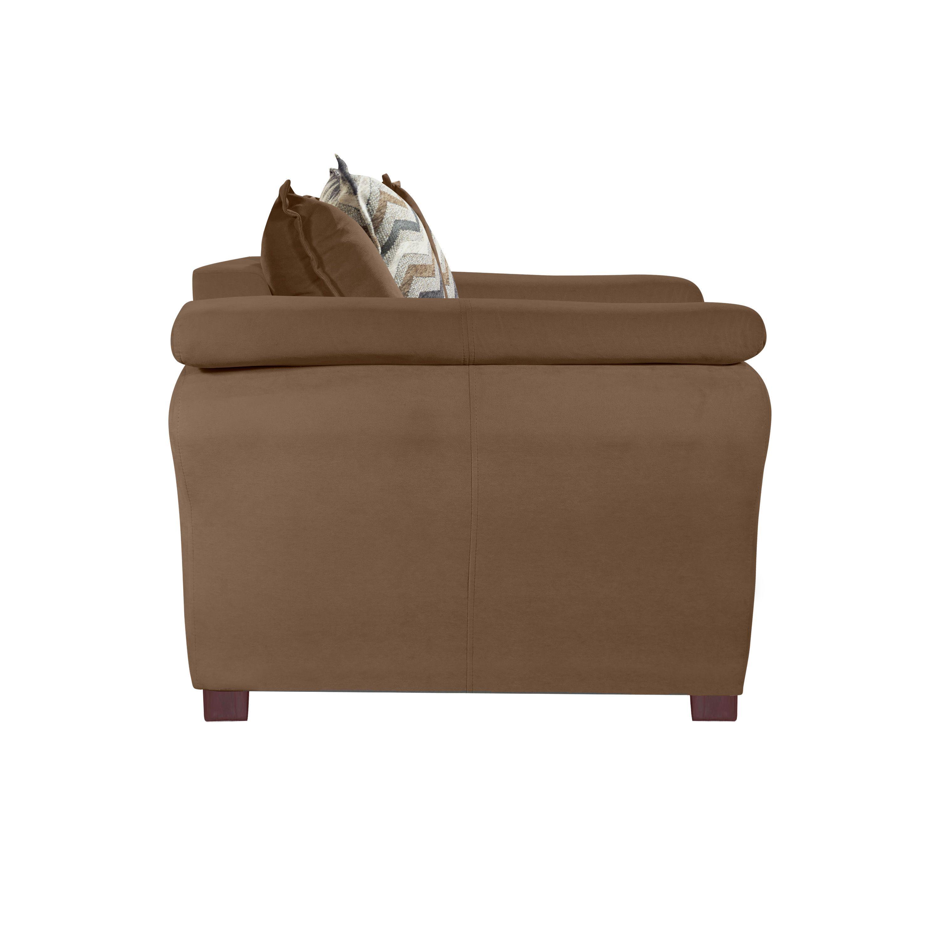 SOFA MUSTANG  3C RES FELPA CAFÉ-3