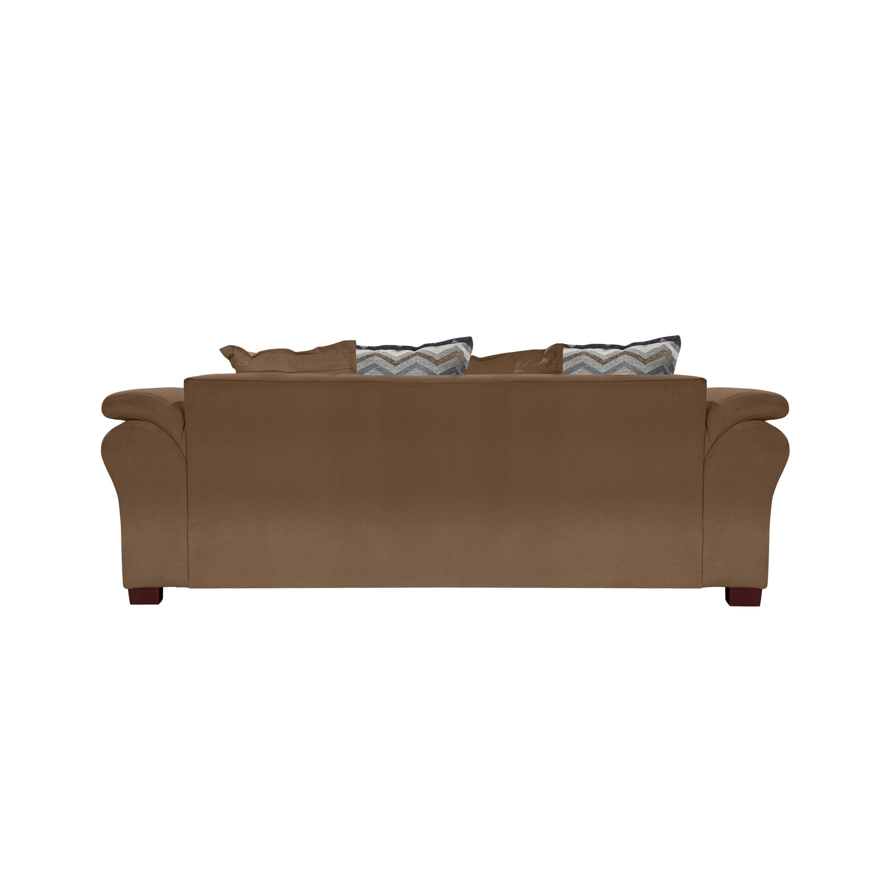 SOFA MUSTANG  3C RES FELPA CAFÉ-4
