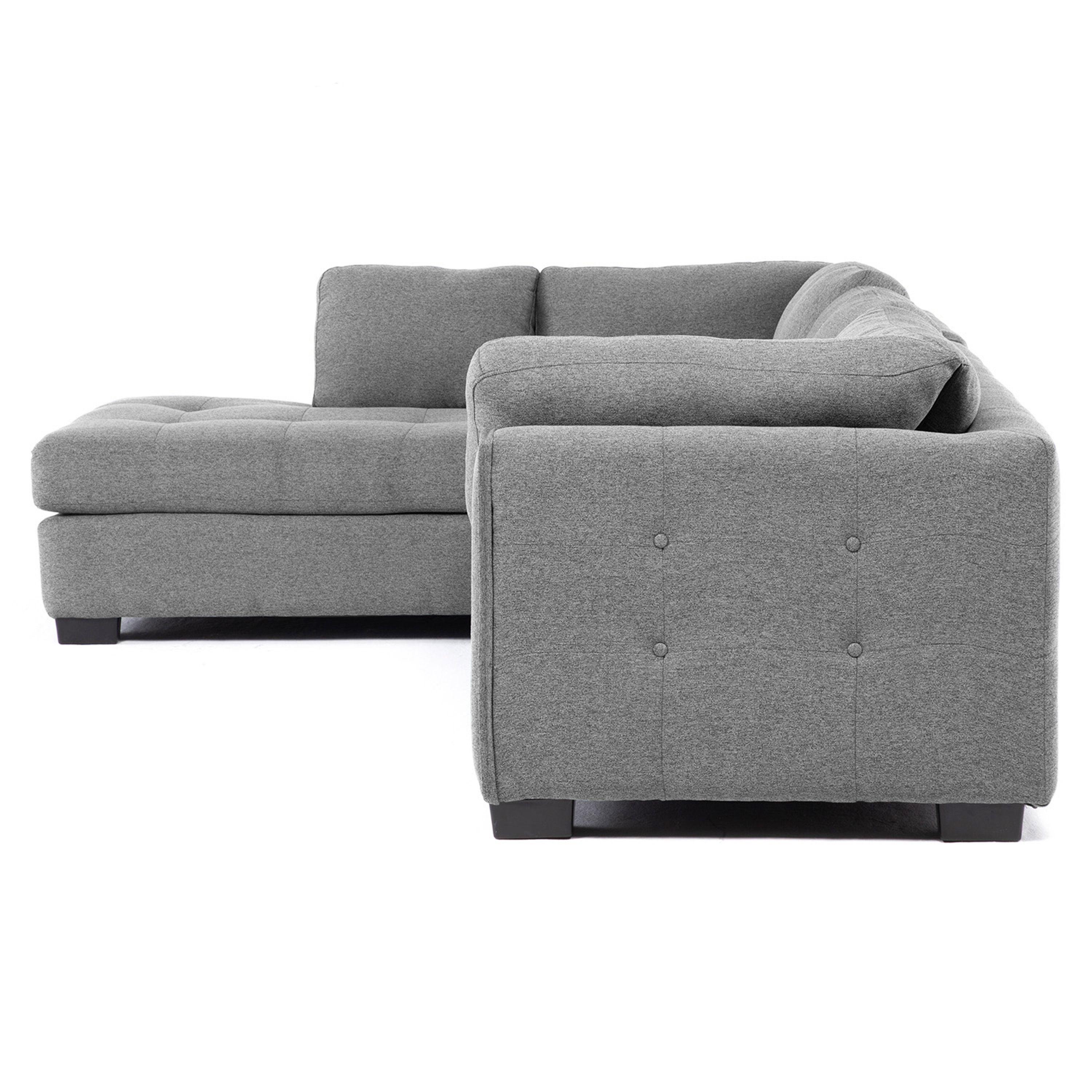Sofa Seccional Londres 6 Cuerpos Lino Gris Izquierdo Resortes-4