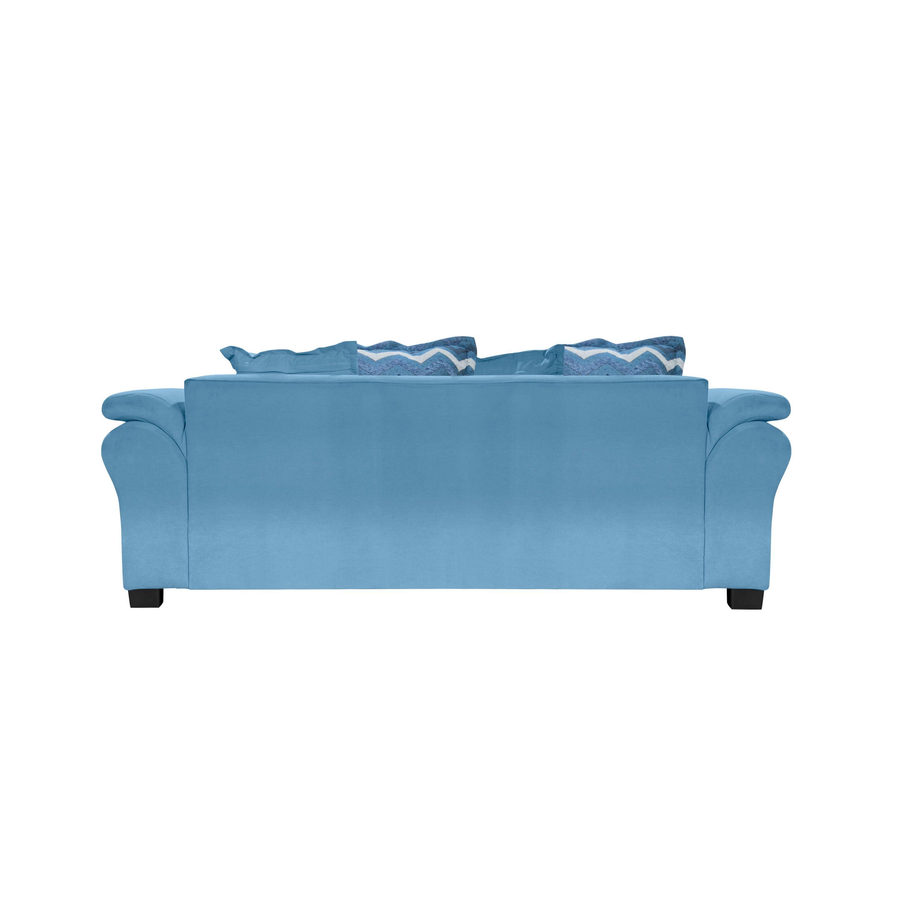 SOFA MUSTANG 3C RES FELPA AZUL -4
