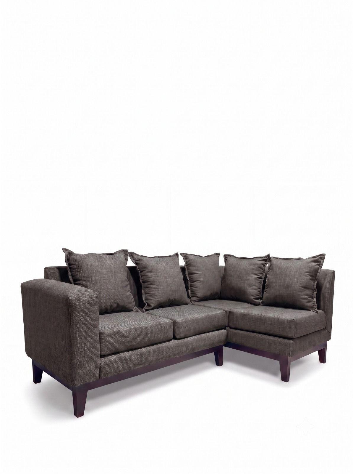 SOFA SECCIONAL BERLIN LINO GRIS DE-2