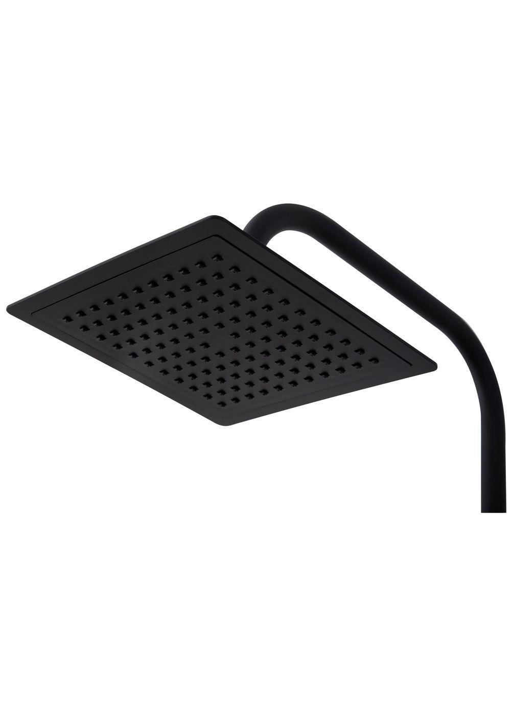 COLUMNA DE DUCHA JOYTEK PLATO CUADRADO NEGRO SH10MB-5