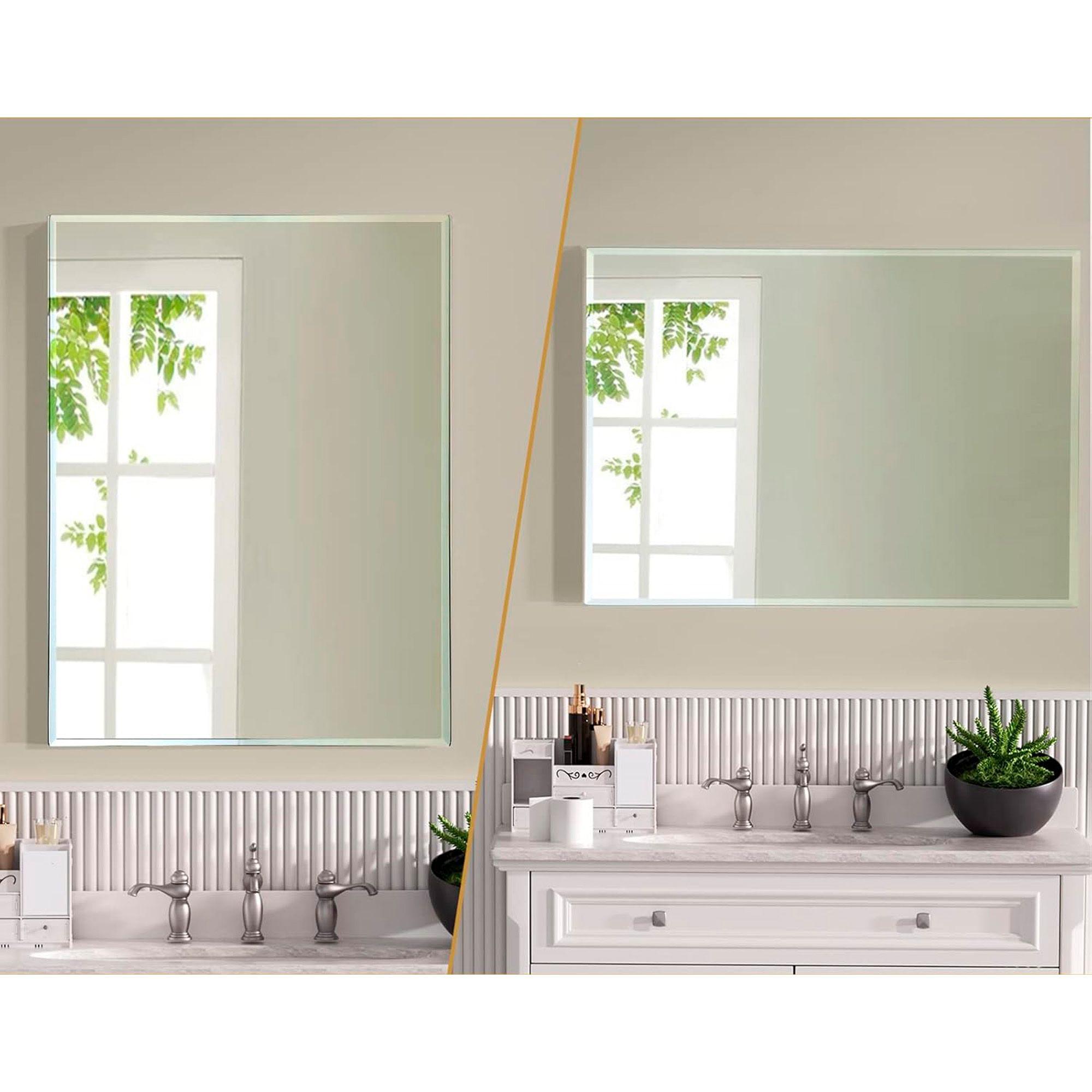 Espejo Rectangular Puntas Rectas Joytek 100x75 cm-4
