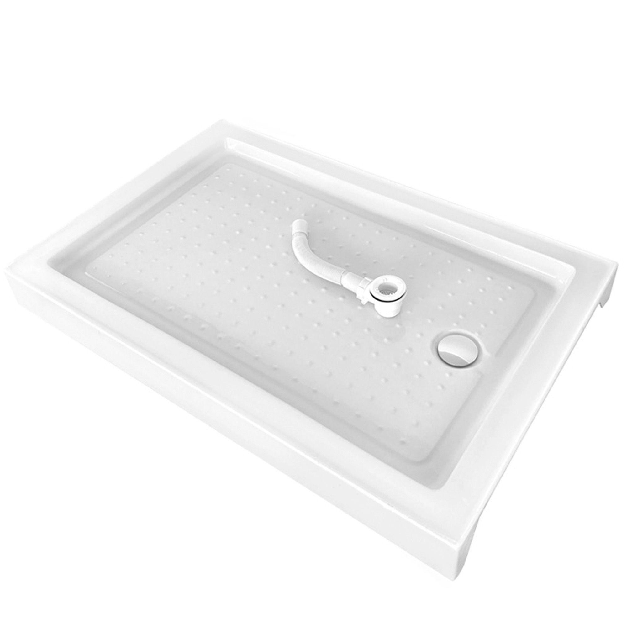 Receptáculo para Ducha Rectangular Joytek 120x80x13 cm-0