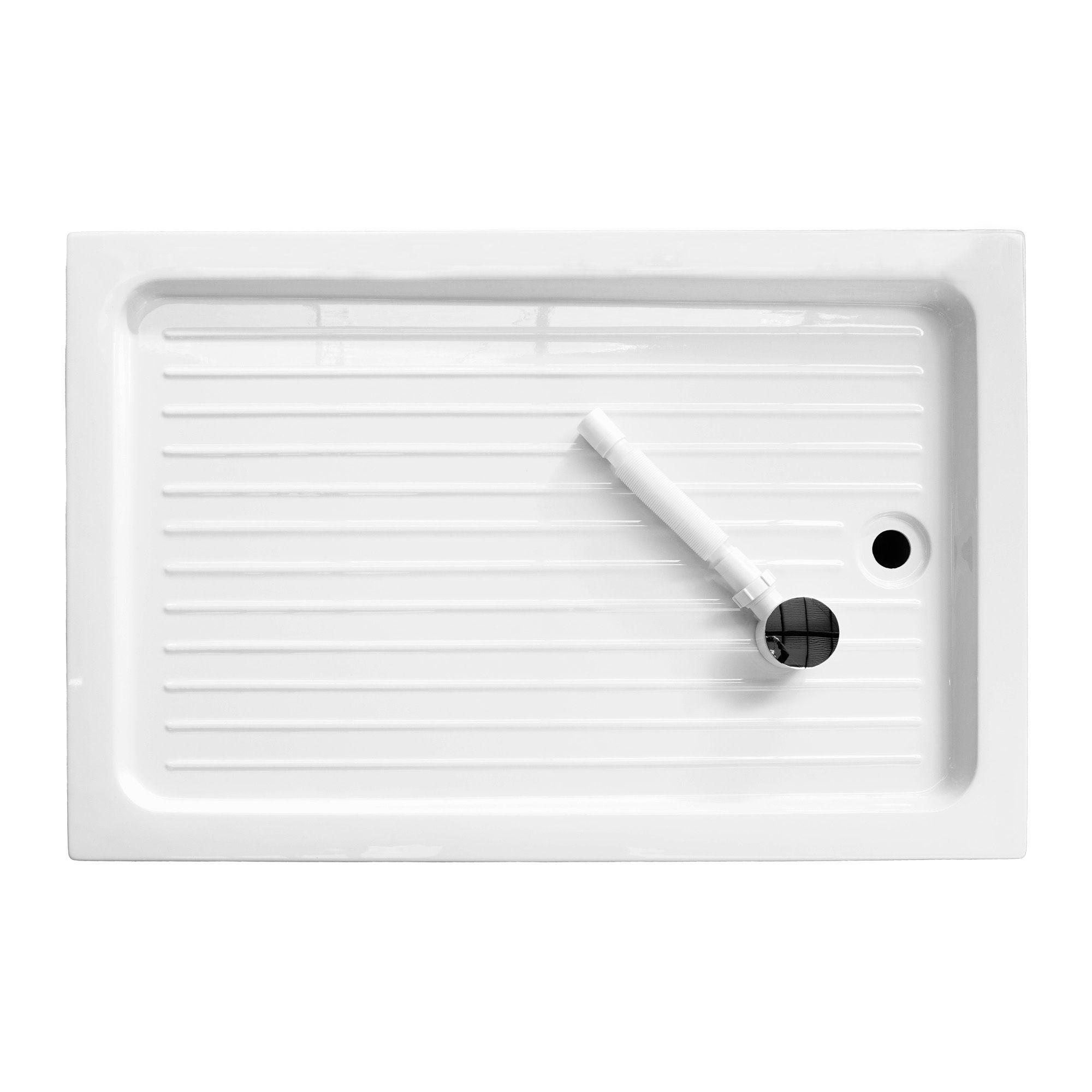 Receptáculo para Ducha Rectangular Joytek 120x80x13 cm-3