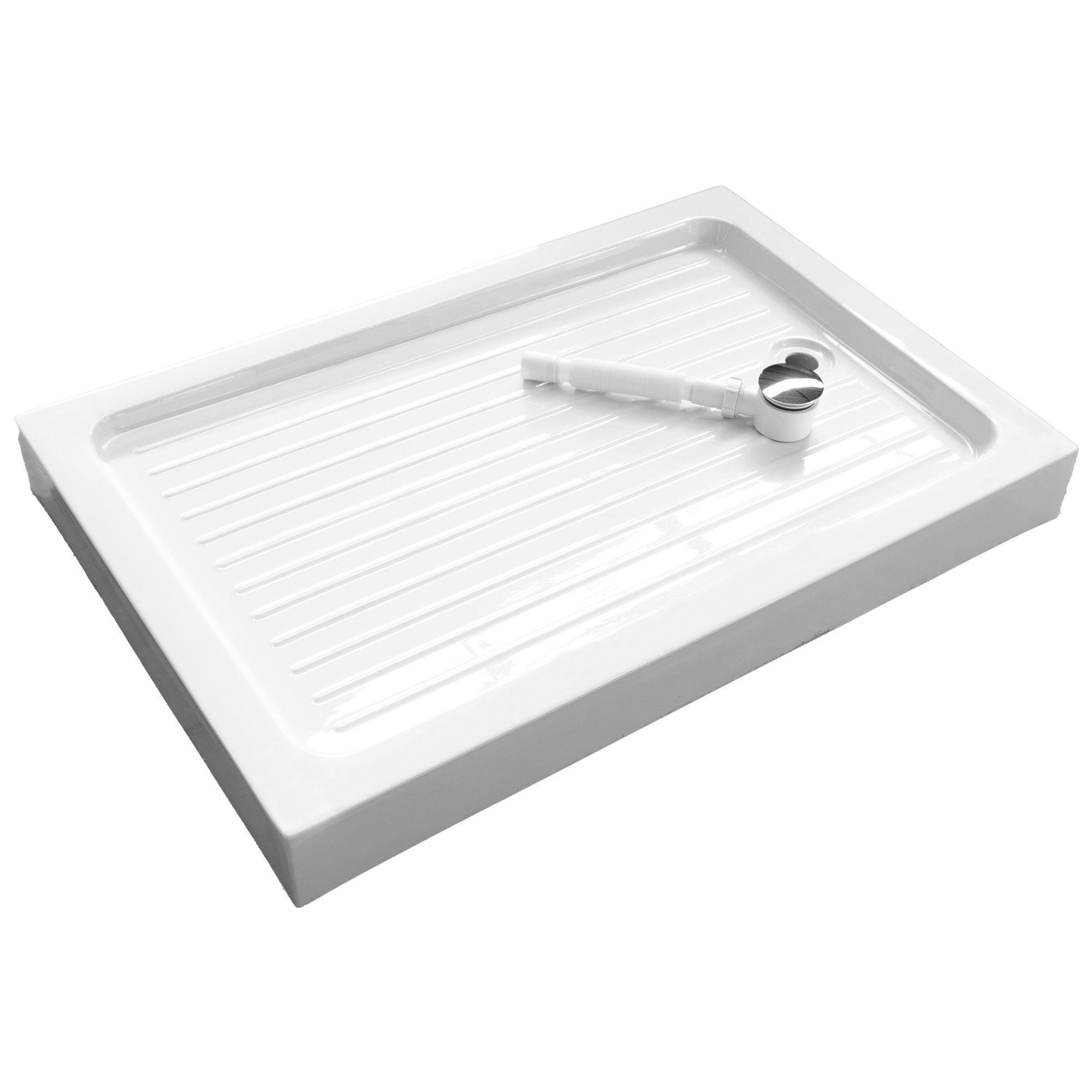 Receptáculo para Ducha Rectangular Joytek 120x80x13 cm-4