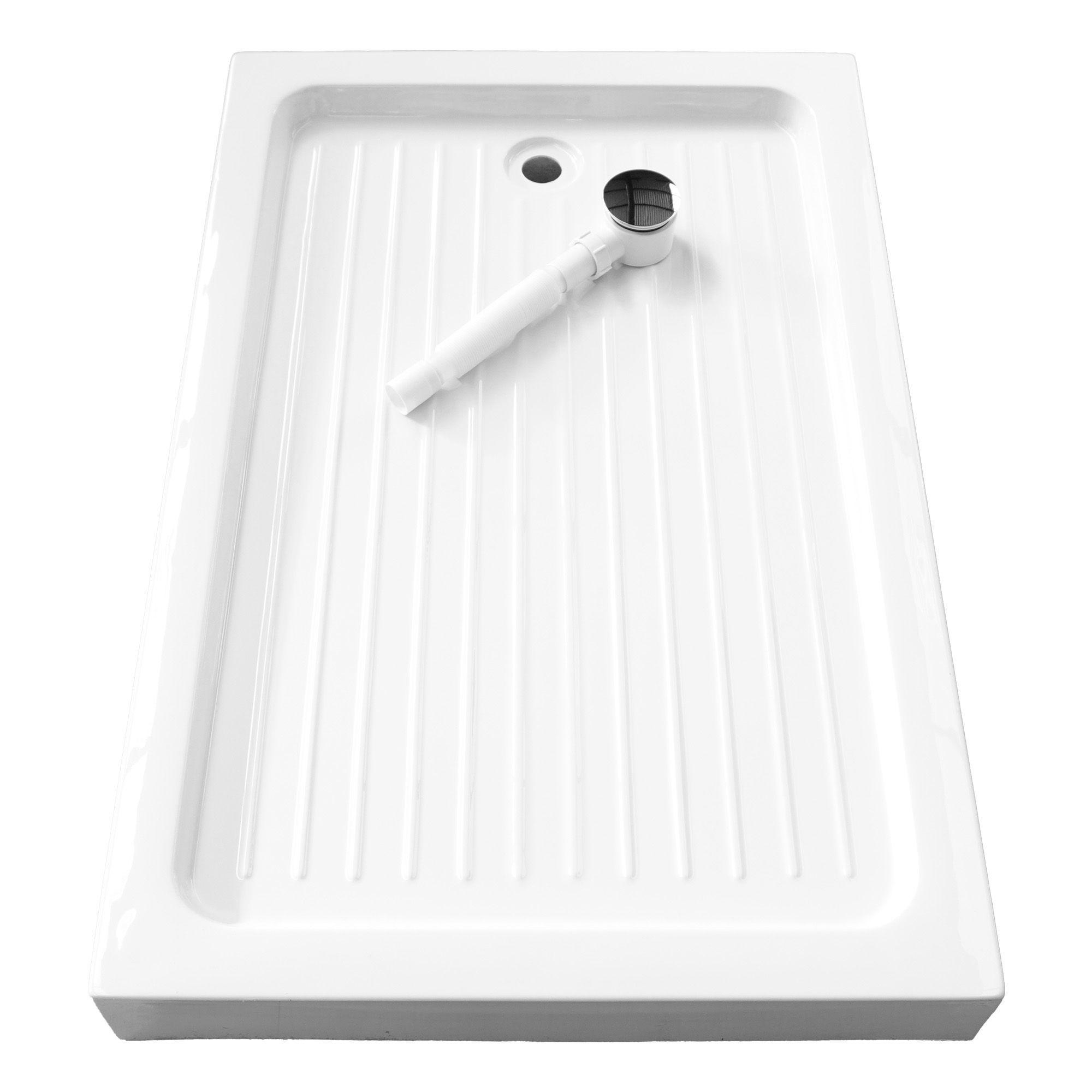 Receptáculo para Ducha Rectangular Joytek 120x80x13 cm-5