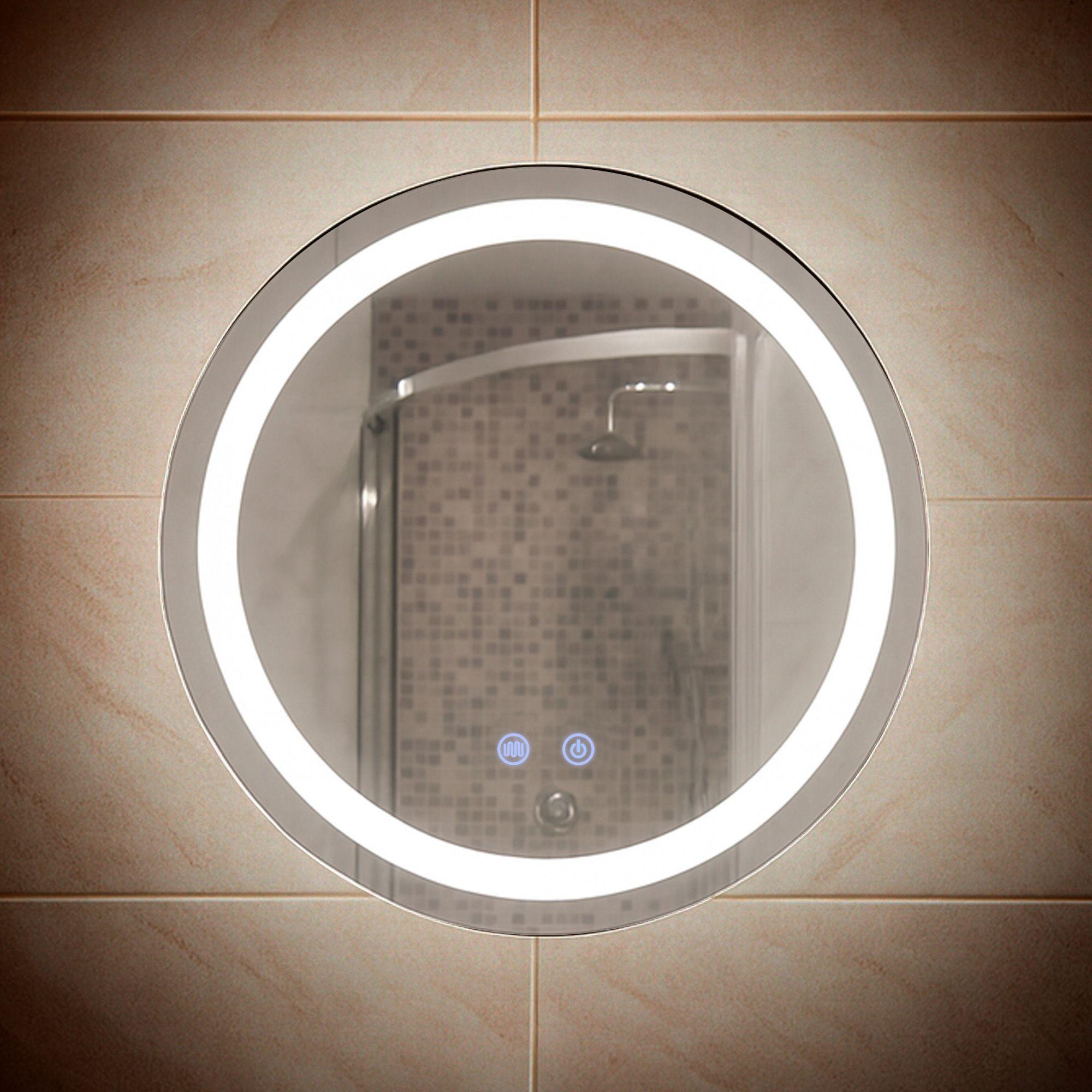 Espejo Redondo Touch con Luz Led 3 colores - 50 cm de Diámetro-2