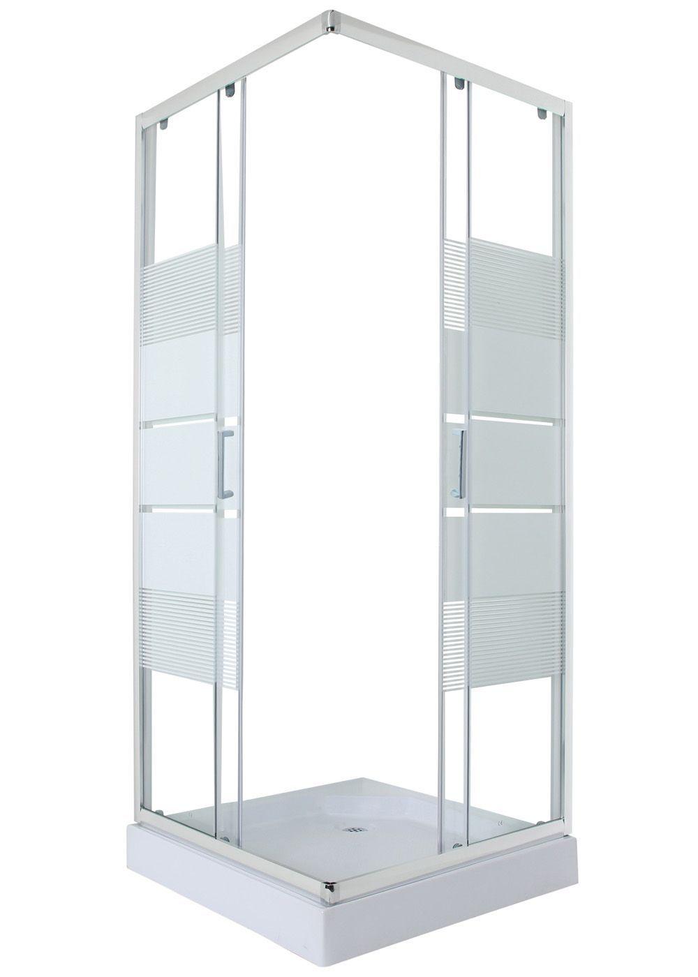 SHOWER DOOR JOYTEK RECTO STYLE BLANCO 70X70X198 CM (INCLUYE RECEPTÁCULO)-6