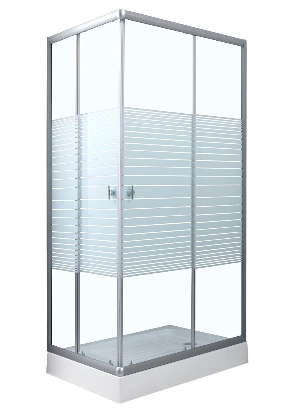 Shower Rectangular Strava Blanco 100x70cm-0