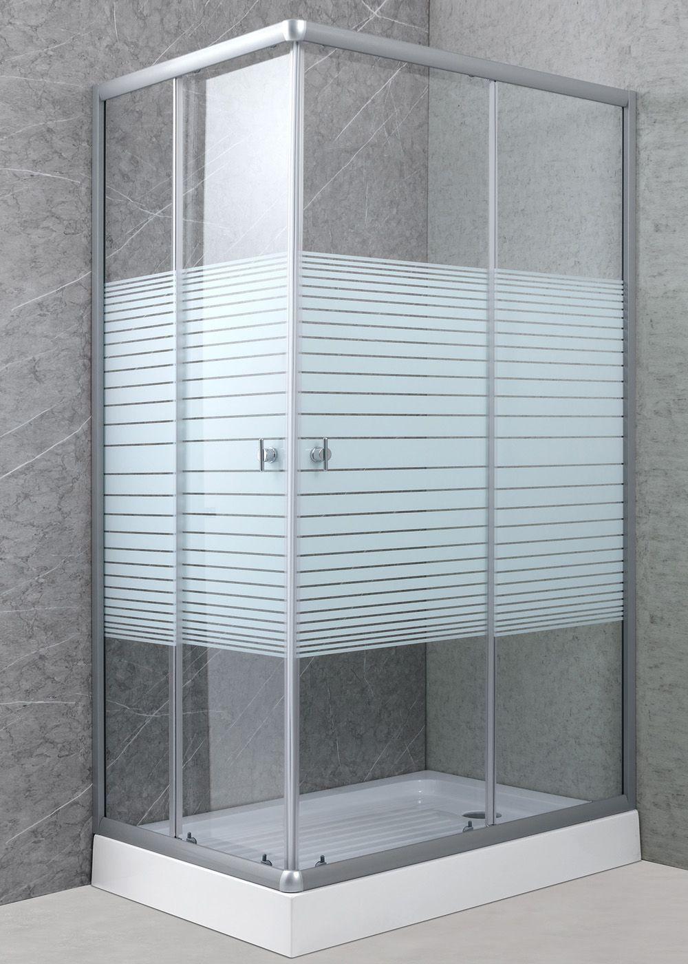 Shower Rectangular Strava Blanco 100x70cm-4