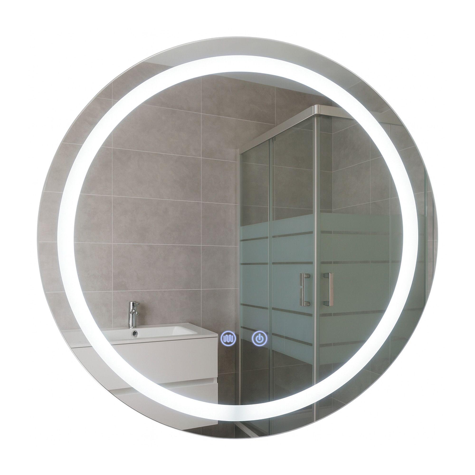 Espejo Redondo Touch con Luz Led 3 colores - 60 cm de Diámetro-4