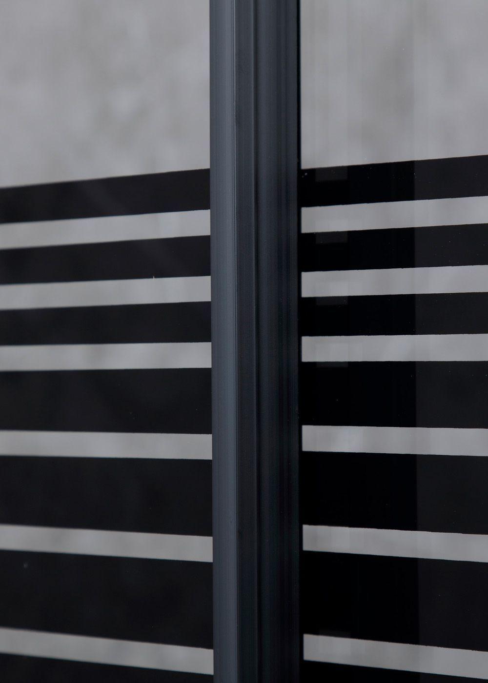 Shower Rectangular Strava Negro 100x70cm-3