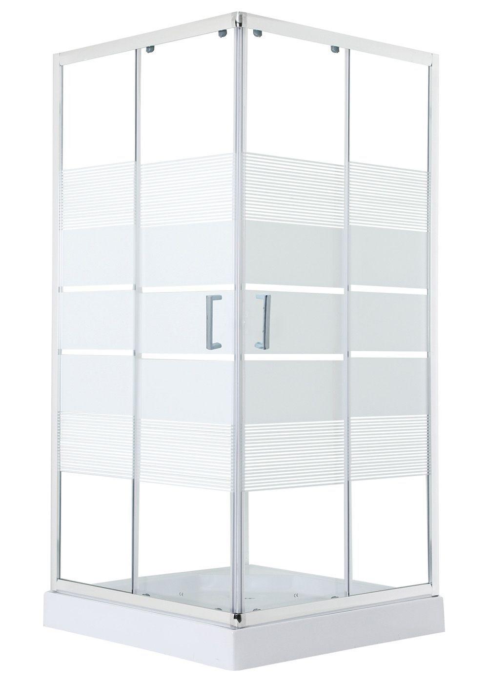 SHOWER DOOR JOYTEK STYLE RECTO BLANCO 90X90X198 CM (INCLUYE RECEPTÁCULO)-0