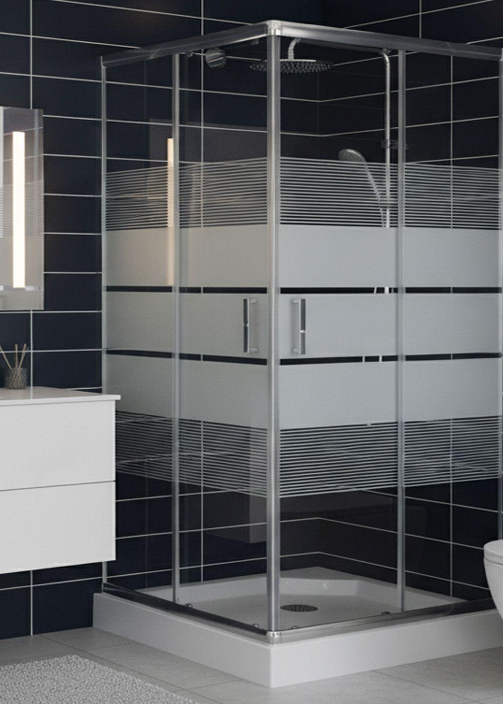 SHOWER DOOR JOYTEK STYLE RECTO BLANCO 90X90X198 CM (INCLUYE RECEPTÁCULO)-3