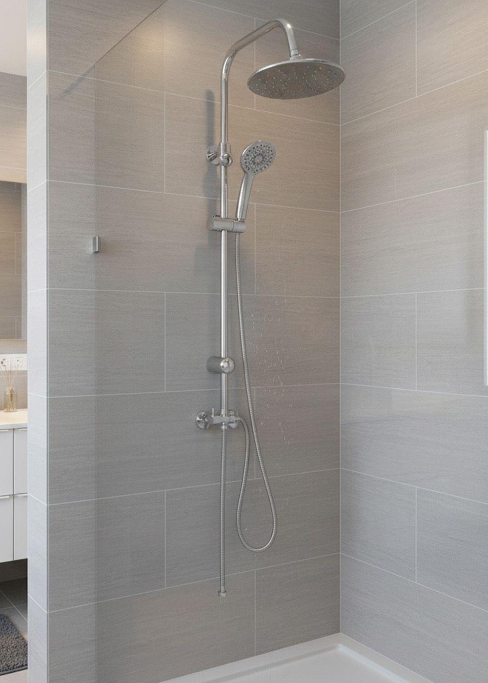 COLUMNA DE DUCHA JOYTEK PLATO REDONDO CROMADO SH02CH-4