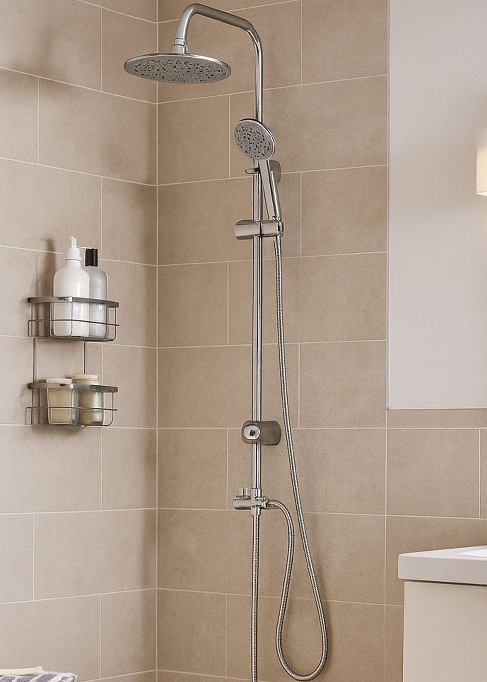 COLUMNA DE DUCHA JOYTEK PLATO REDONDO CROMADO SH02CH-7