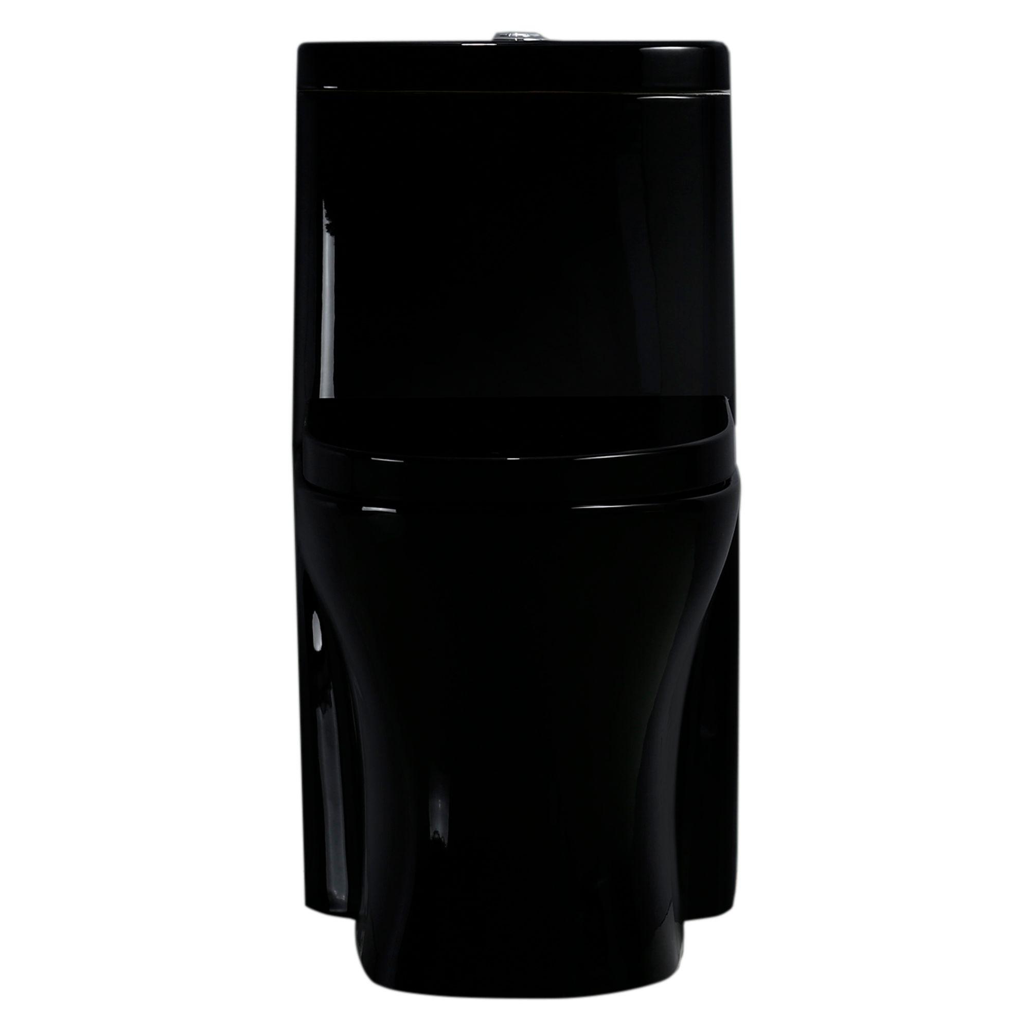 Wc One Piece Negro con Sello Antifuga 30cm 2002-4