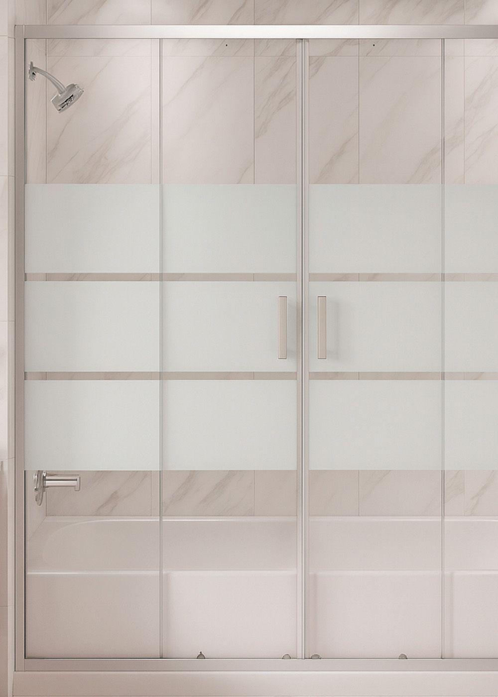 MAMPARA AJUSTABLE DE DUCHA STYLE 160-180 LINEAS BLANCAS (4 HOJAS)-4