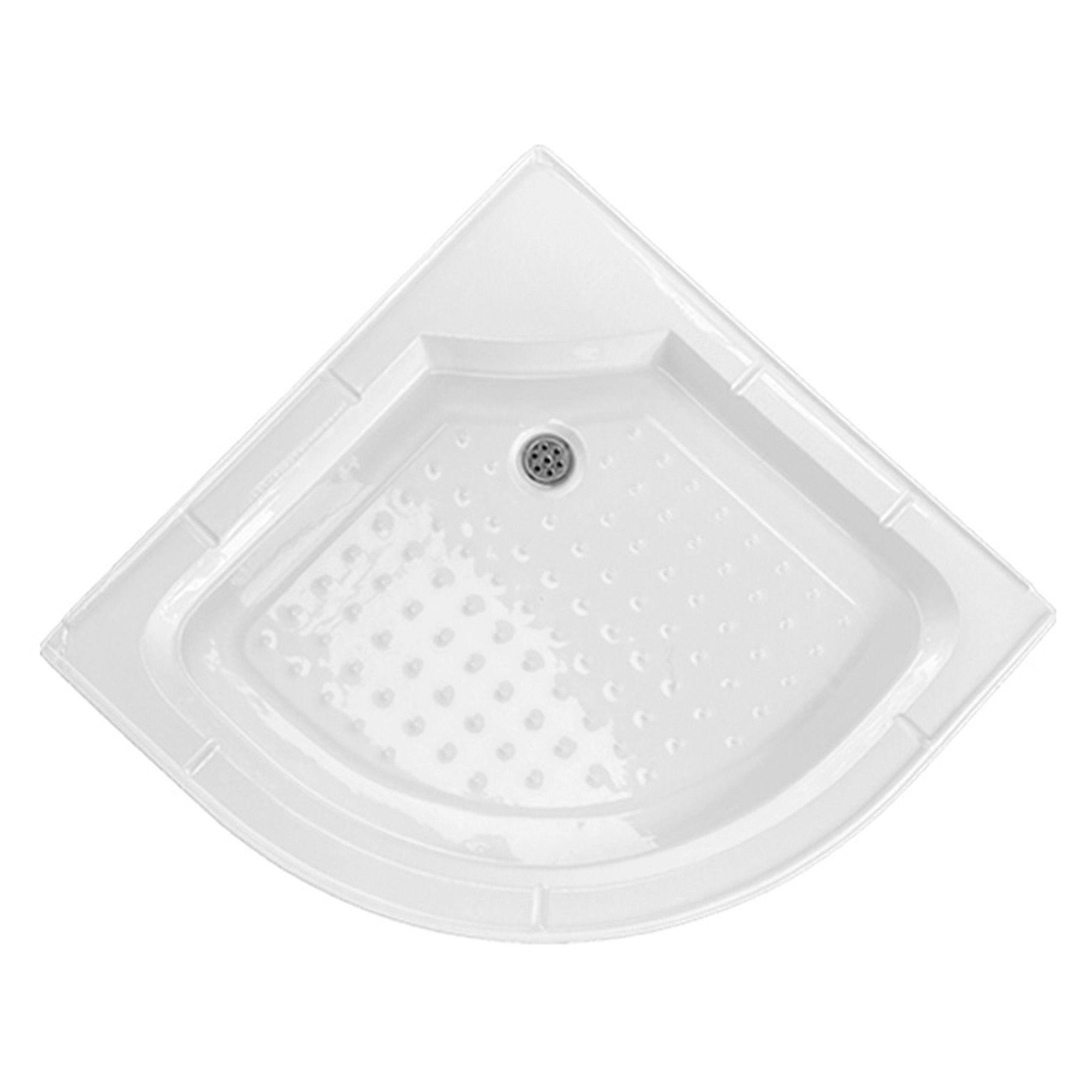 Receptáculo para Ducha Curvo Joytek 90x90x13 cm-0