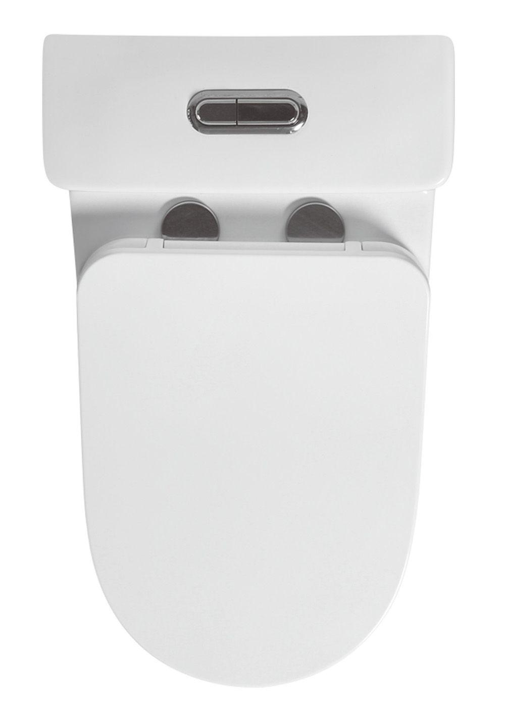 WC One Piece Premier 2051 Joytek Descarga a Piso 30 cm Blanco-5