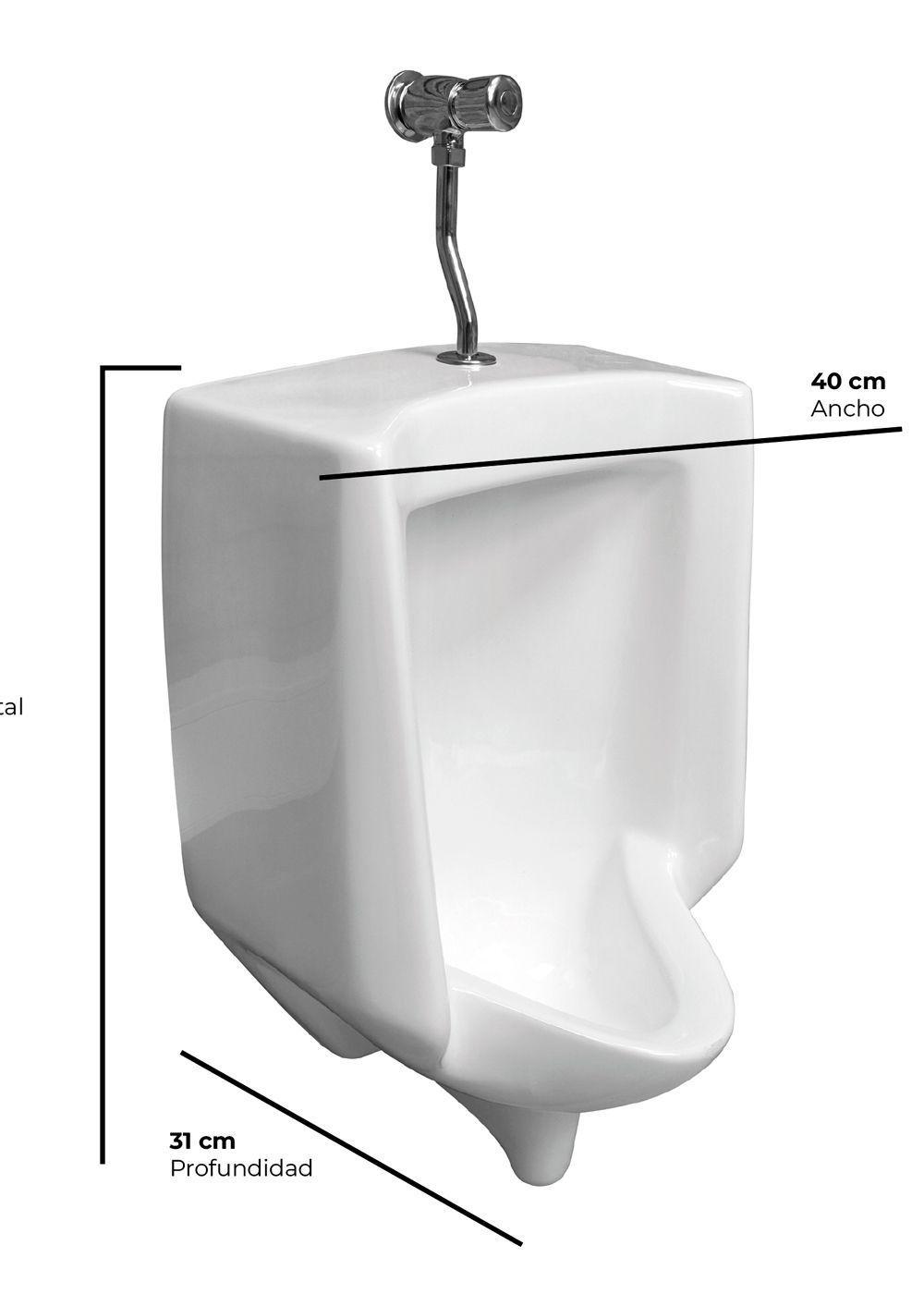 Urinario Joytek Mall 2605 Instalación a muro 62 x 40 x 31 cm-7