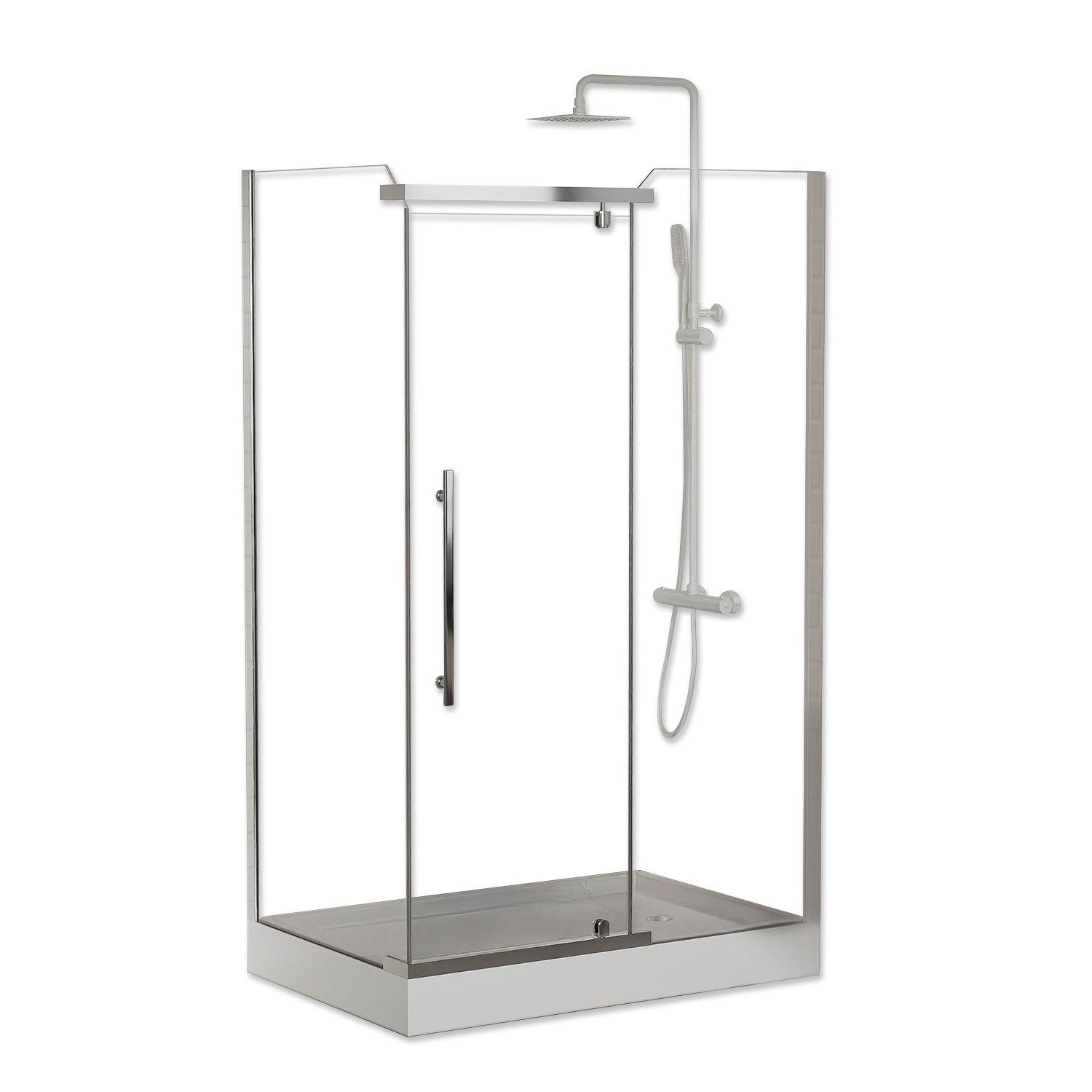 Shower 120x80cm Rectangular Transparente-2