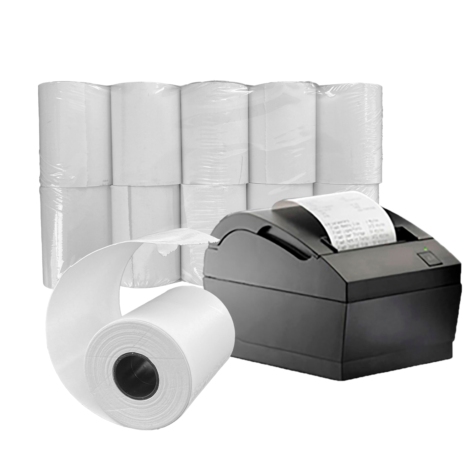 Pack 20 Rollos Papel Térmico de Impresión 57x40mm-3