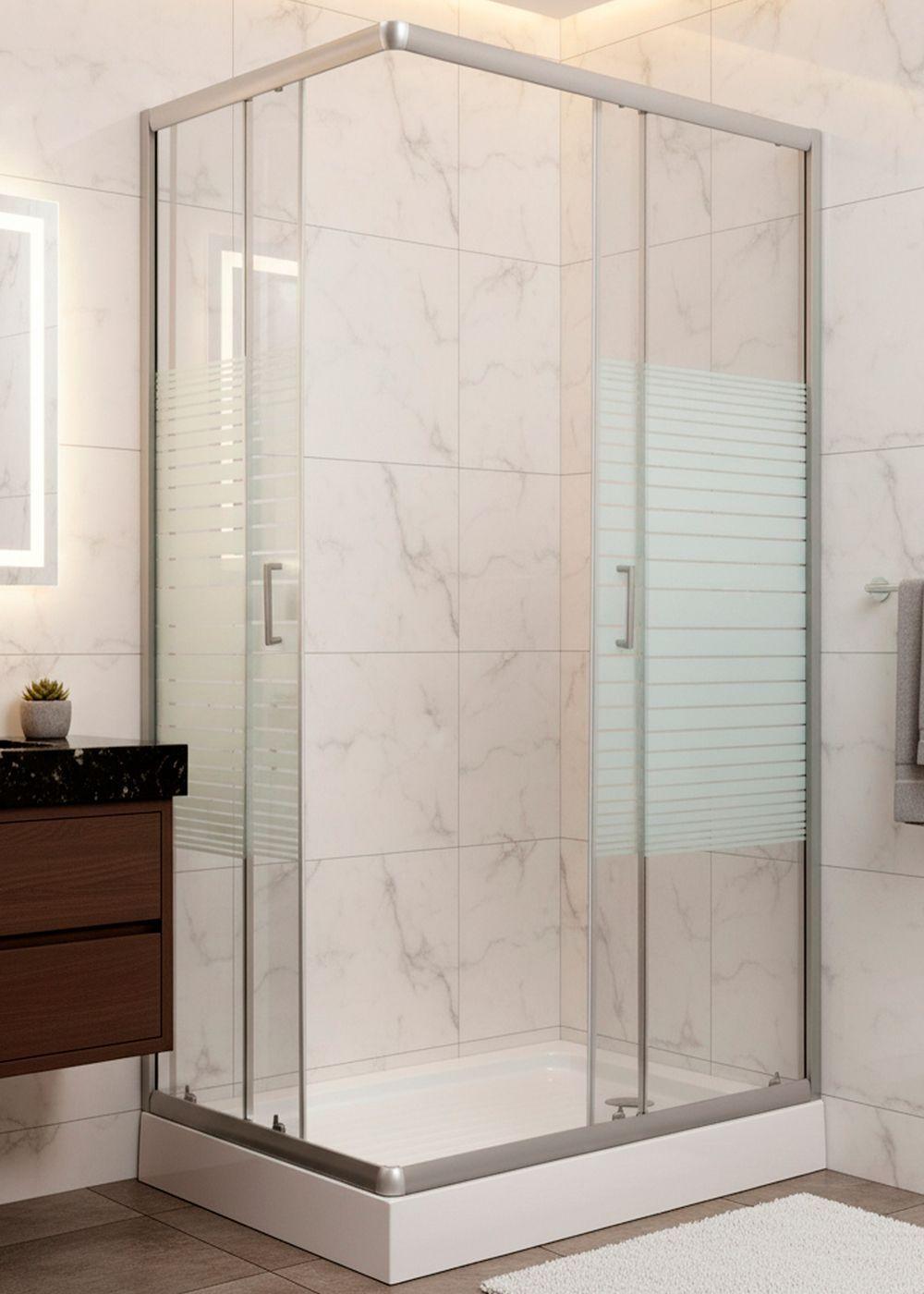 SHOWER DOOR 110X70 RECTANGULAR STRAVA BLANCO-5