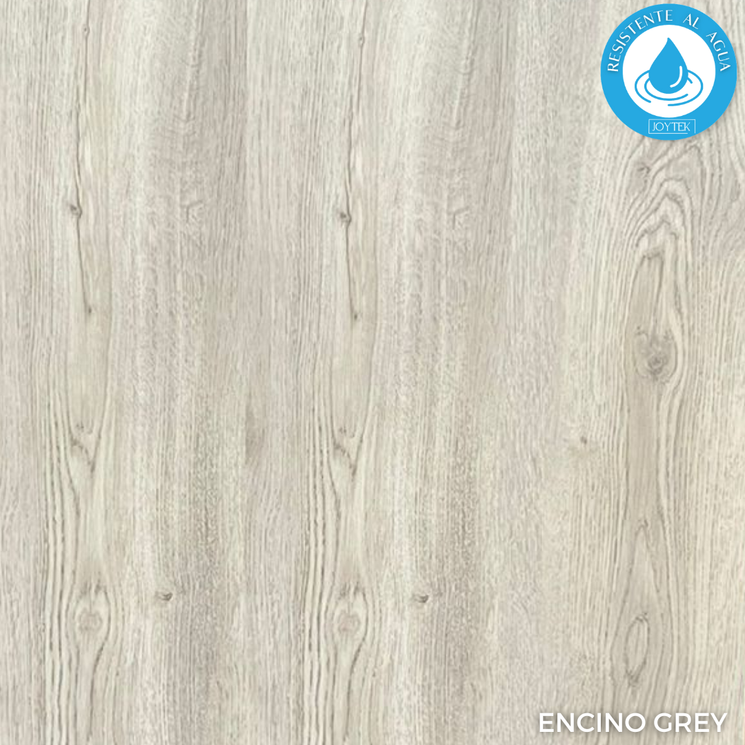 Piso Flotante Resistente al Agua 8 mm Encino Grey 121x19 cm / 1,92 m2 (1 Caja 8 Uni)-0