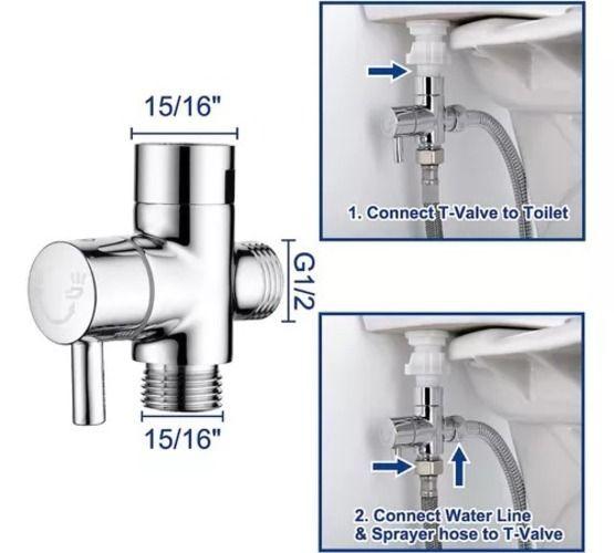 Ducha Bidet Arabe Acero Inoxidable Wc Inodoro Alta-1